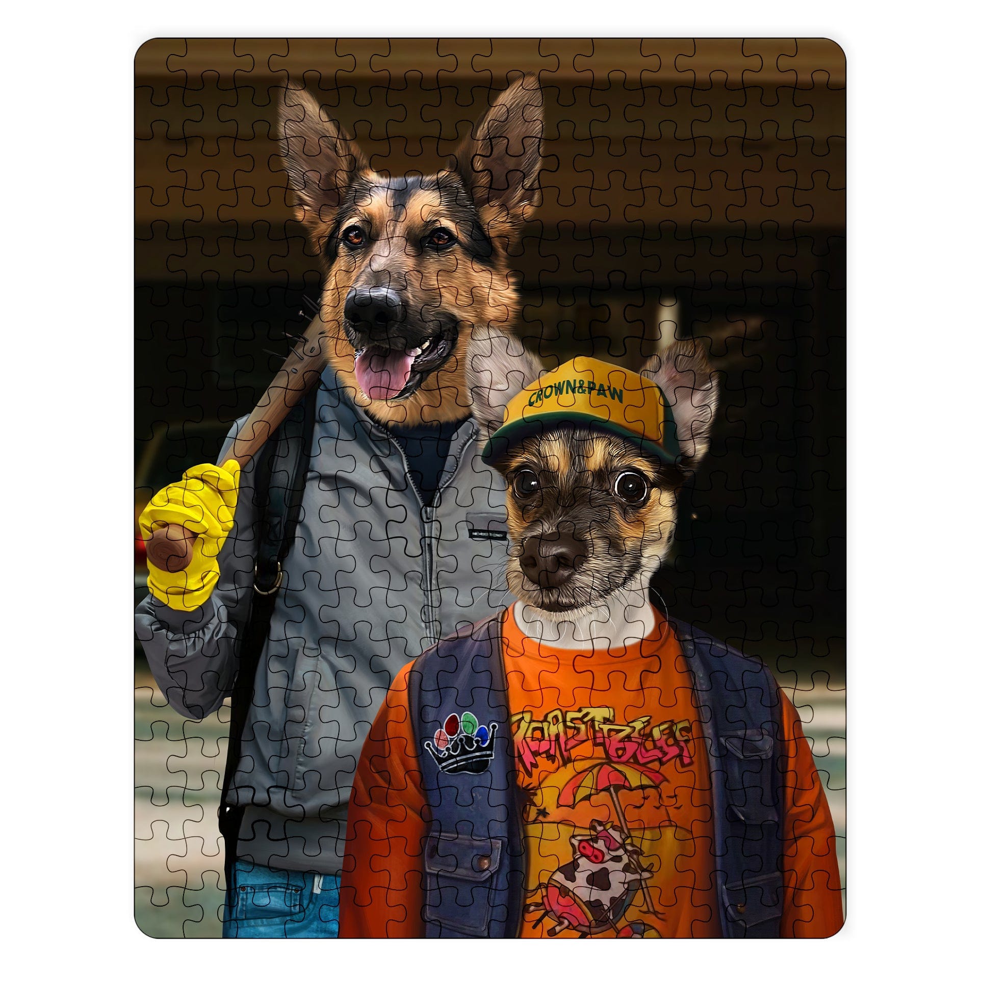 The 80's Dynamic Duo - Custom Puzzle