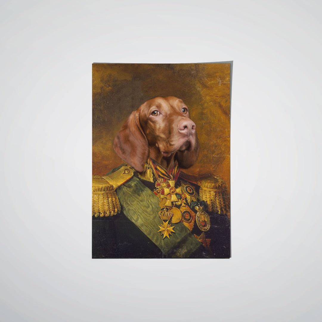 Royal and Paws - Poster The Colonel - Custom Pet Poster