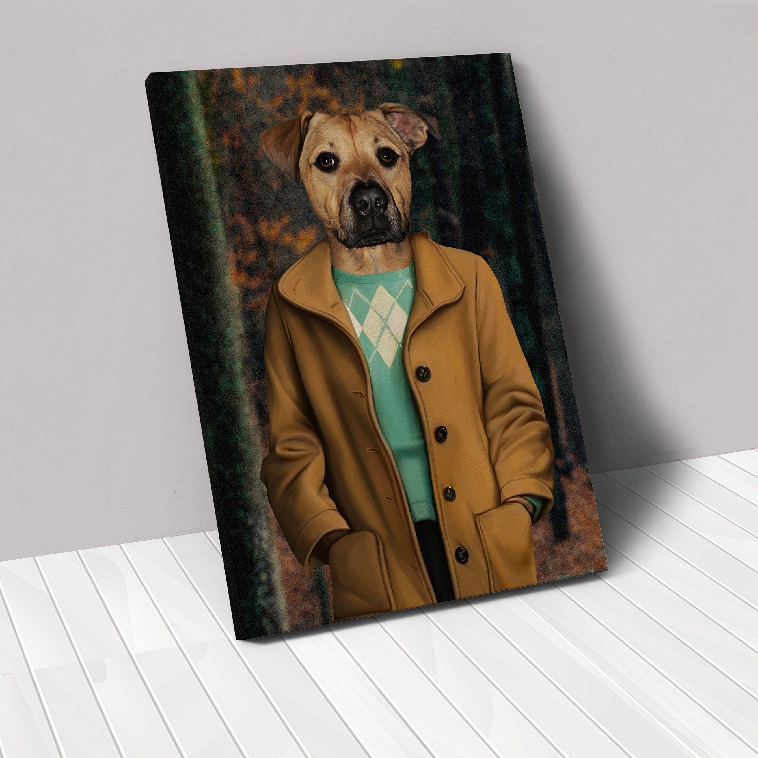 The 80's Girlfriend - Custom Pet Canvas