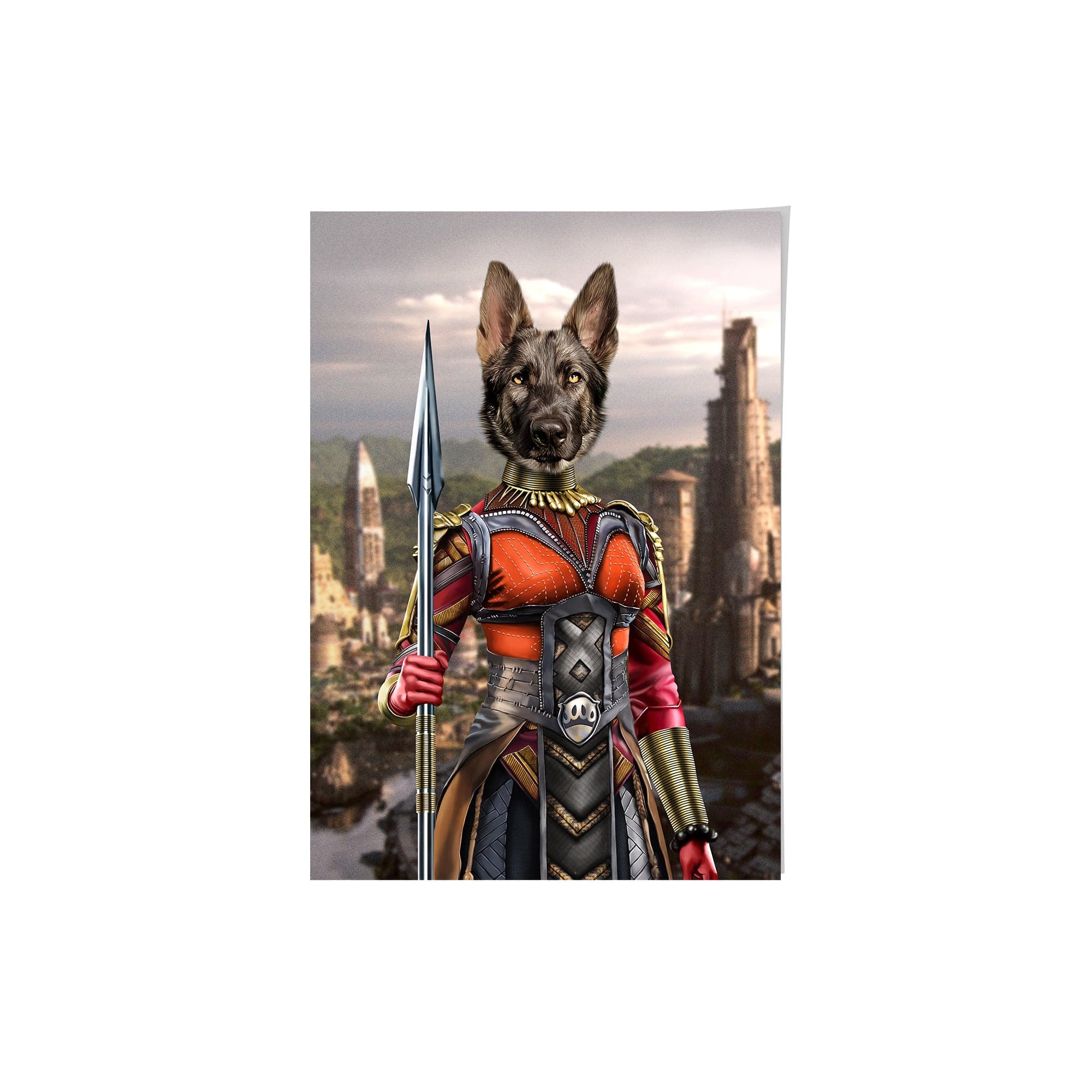 The African Warrior - Custom Pet Poster