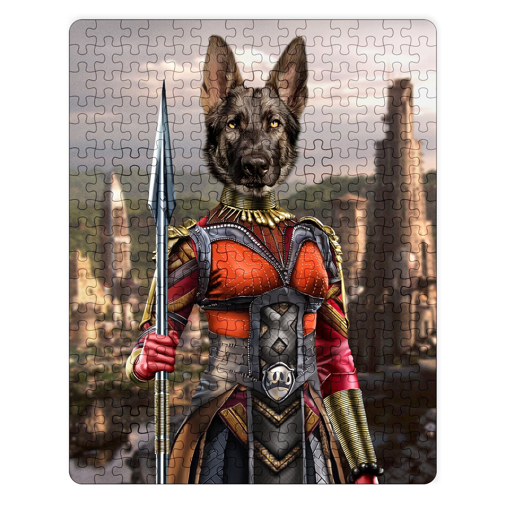 The African Warrior - Custom Puzzle