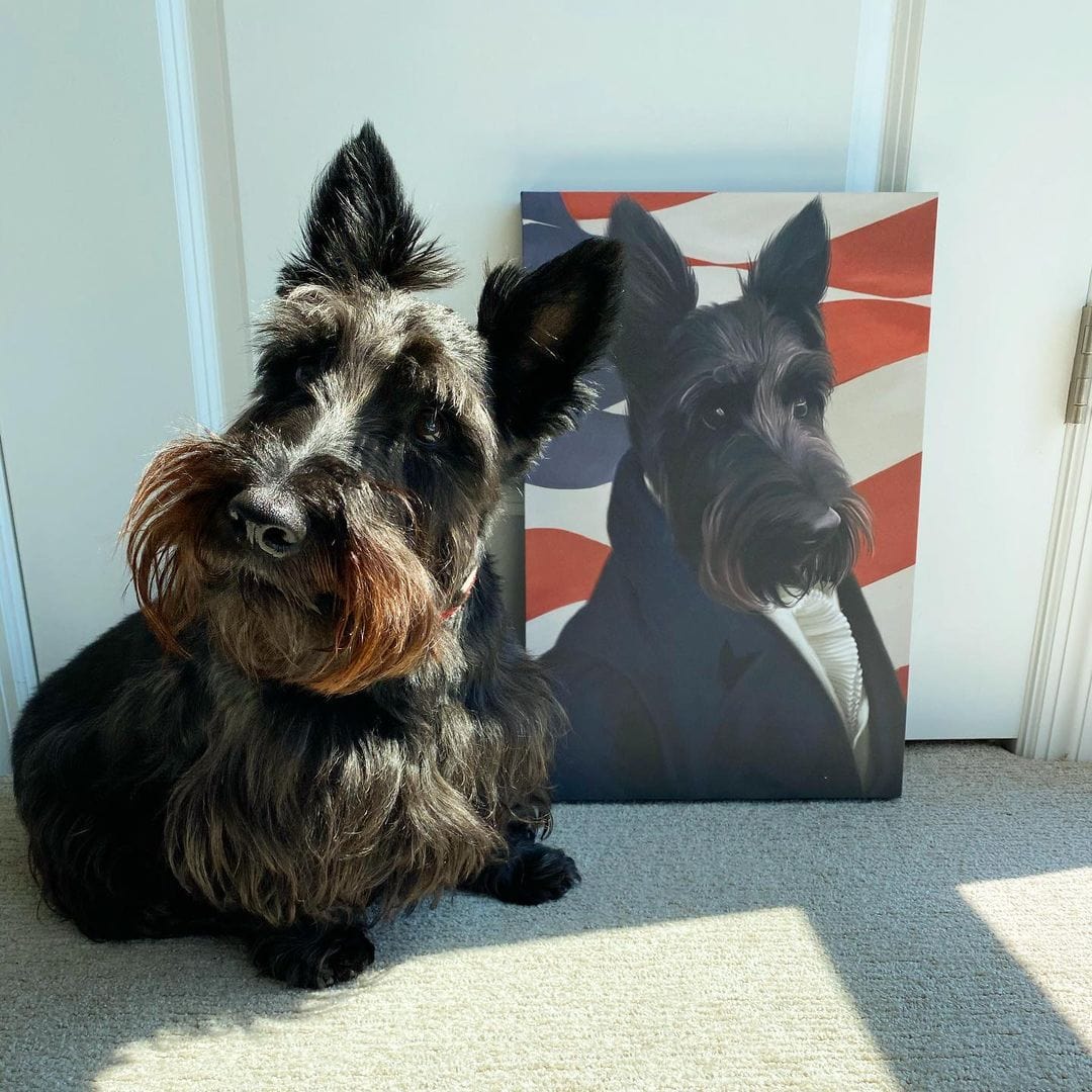 The Ambassador - USA Flag Edition - Custom Pet Canvas