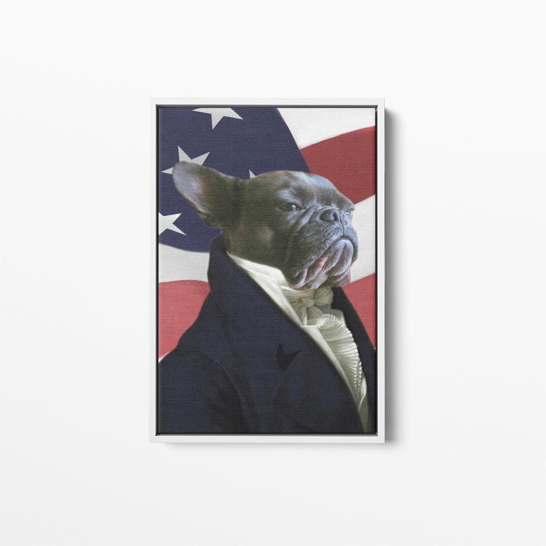 The Ambassador - USA Flag Edition - Custom Pet Canvas