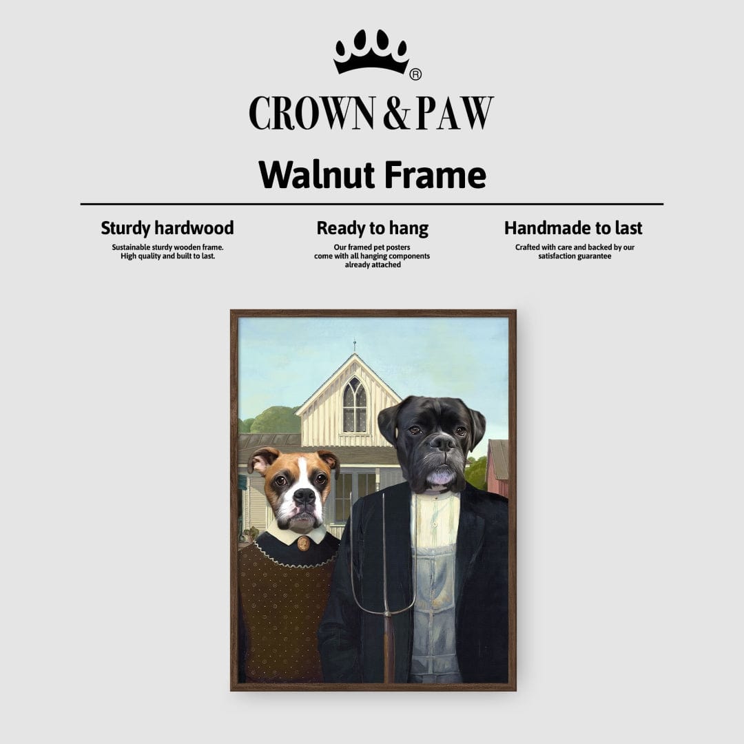 The American Gothic - Custom Pet Poster