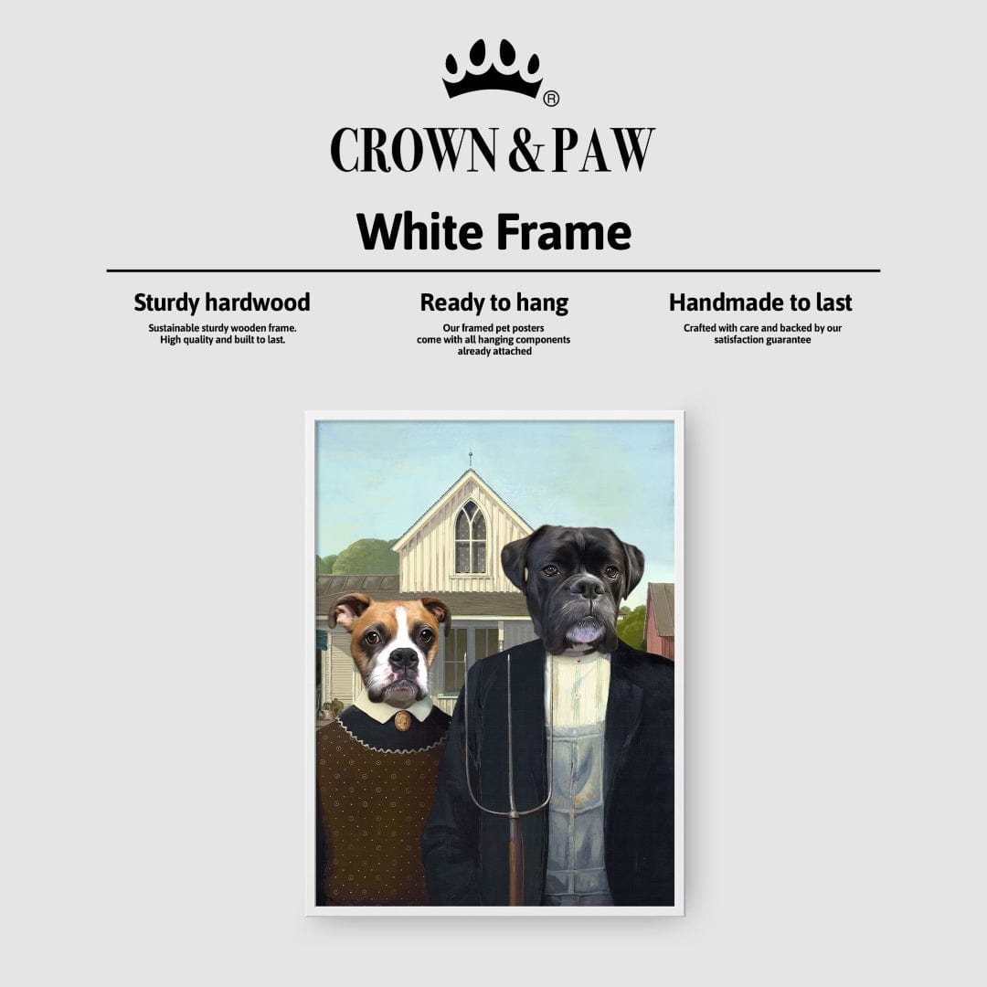 The American Gothic - Custom Pet Poster