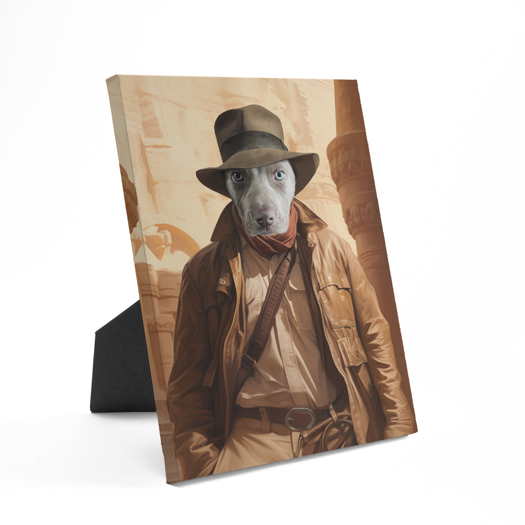 The Archeologist - Custom Standing Canvas