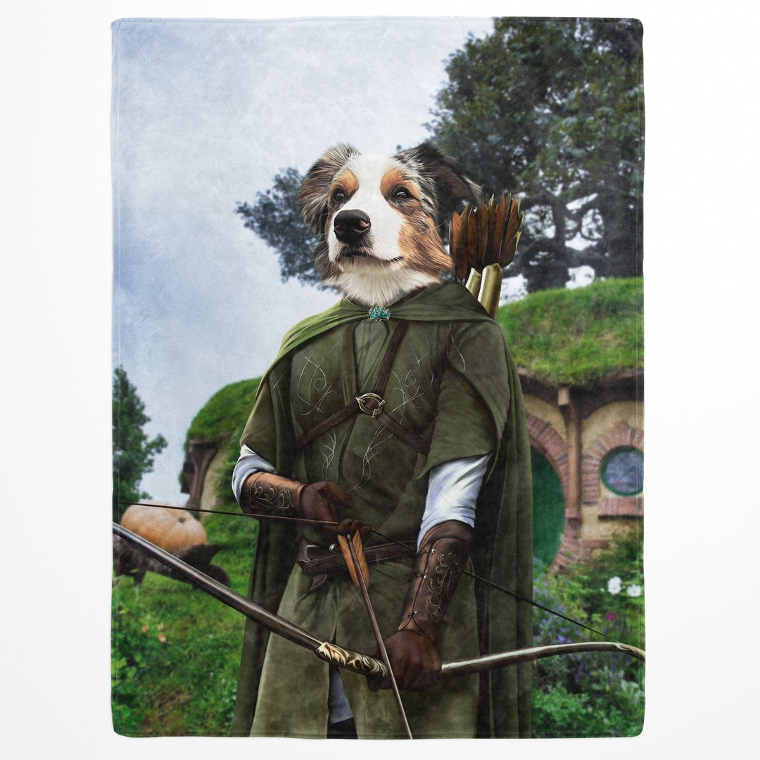Royal and Paws - Blanket The Archer - Custom Pet Blanket 30" x 40" / Background 2