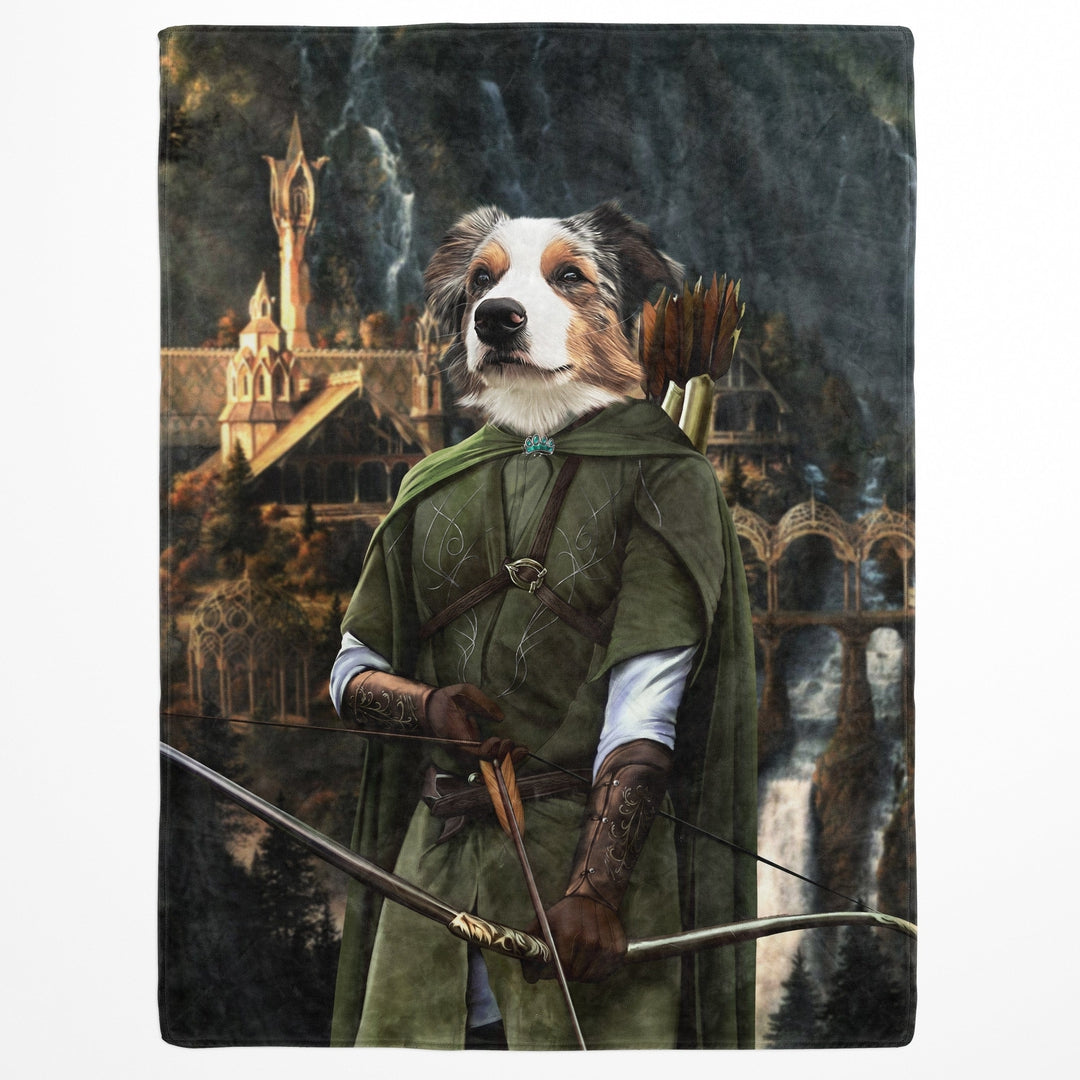 Royal and Paws - Blanket The Archer - Custom Pet Blanket 30" x 40" / Background 3