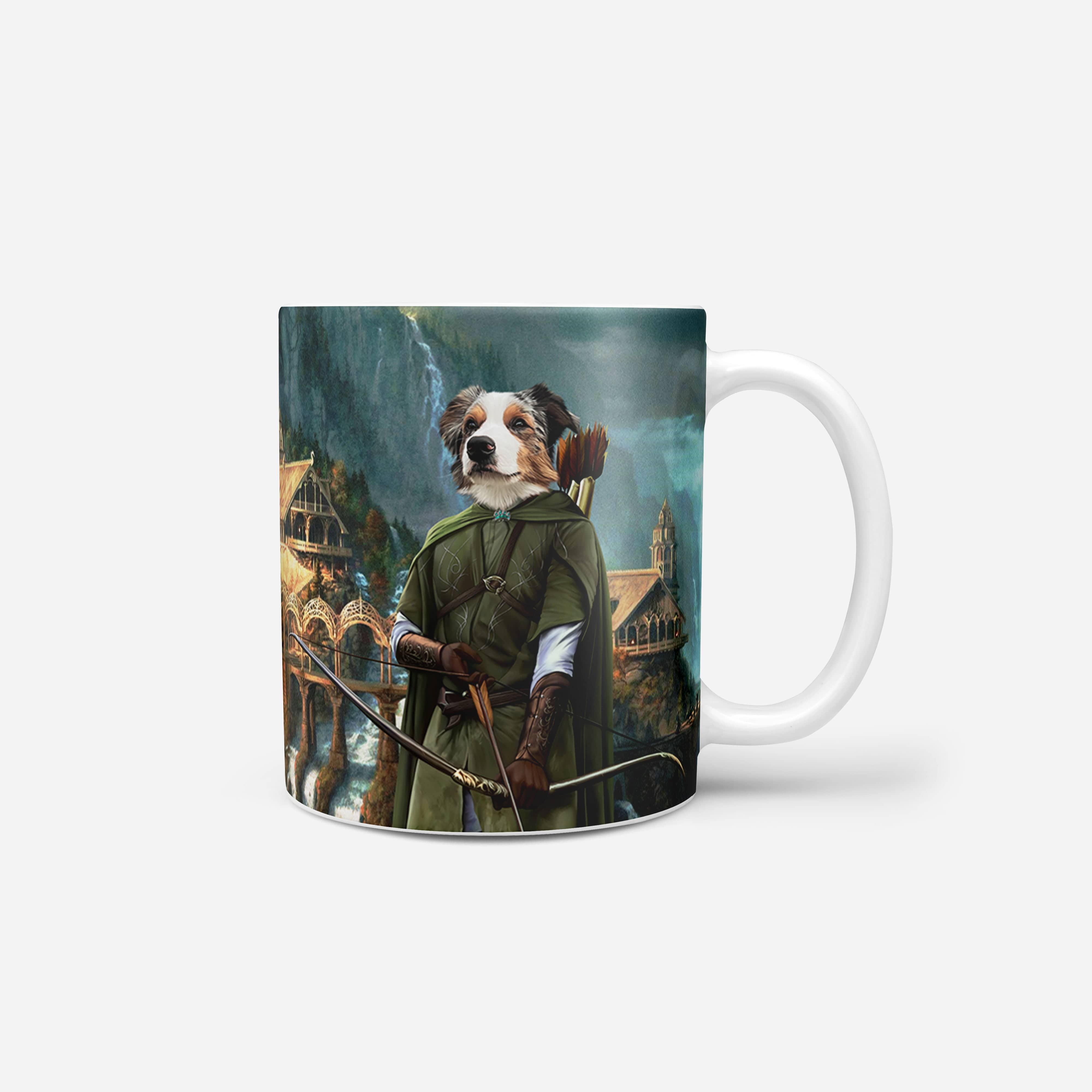 Royal and Paws - Mug The Archer - Custom Mug 11oz / Background 3
