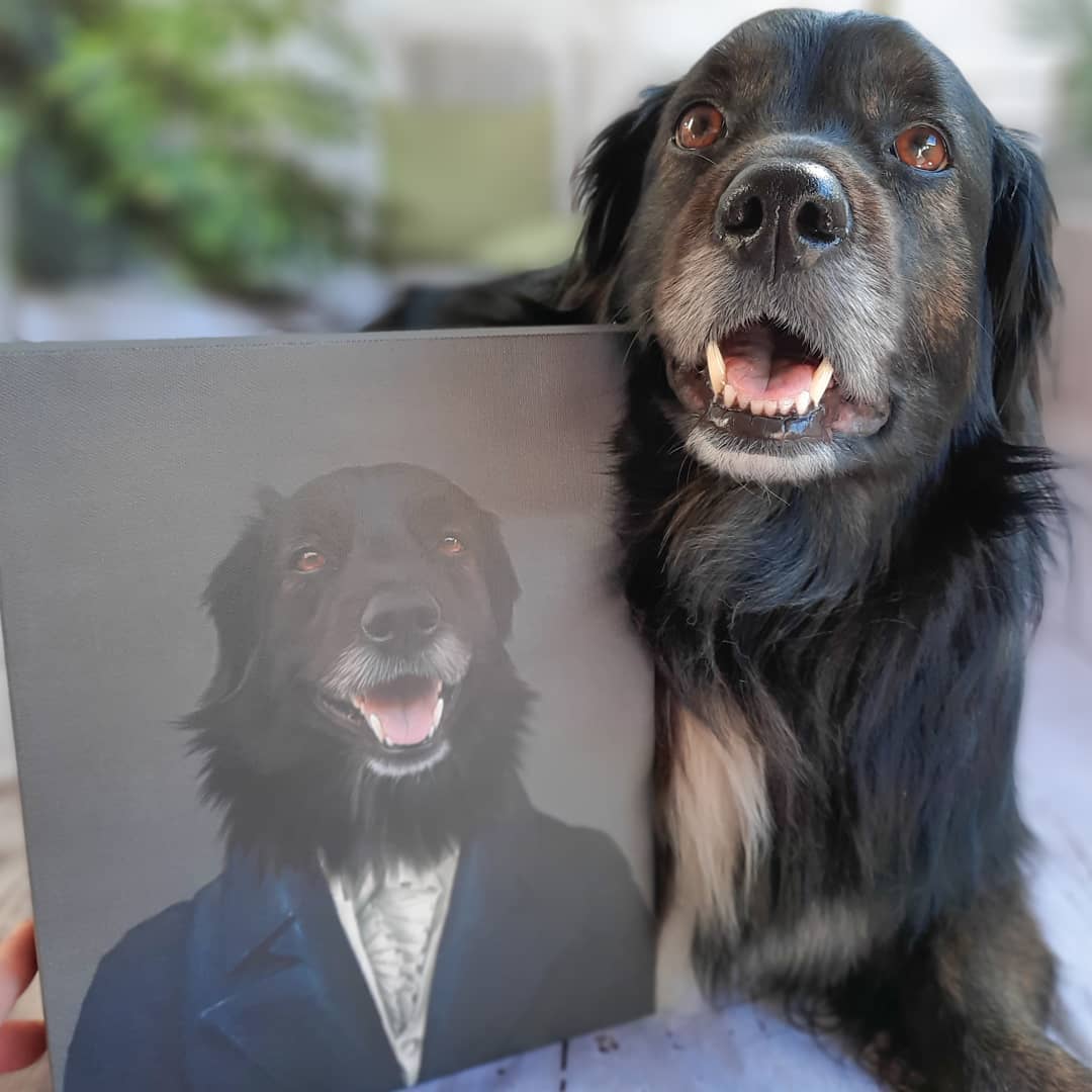 The Aristocrat - Custom Pet Canvas