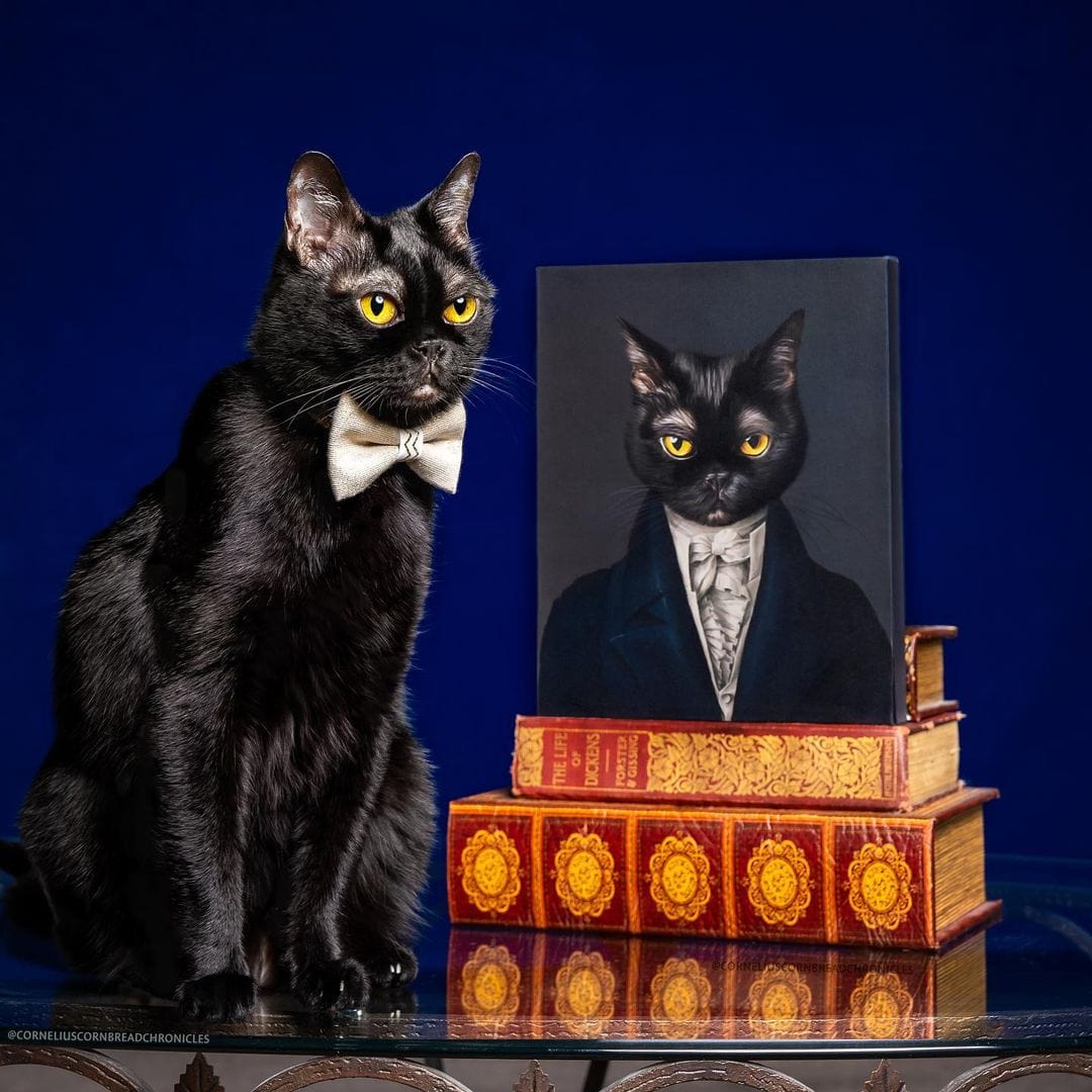 The Aristocrat - Custom Pet Canvas