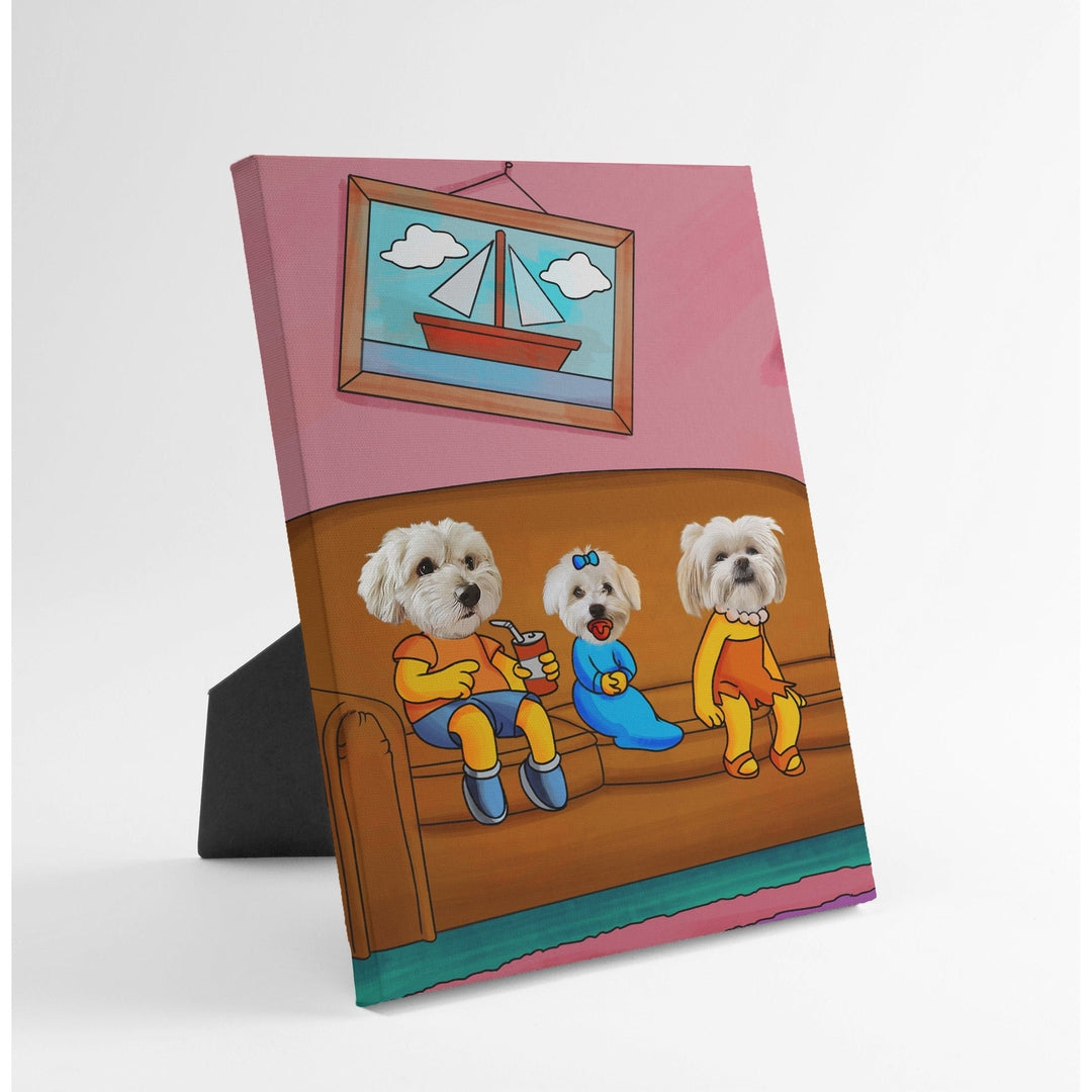 The Yellow Three - Custom Standing Canvas