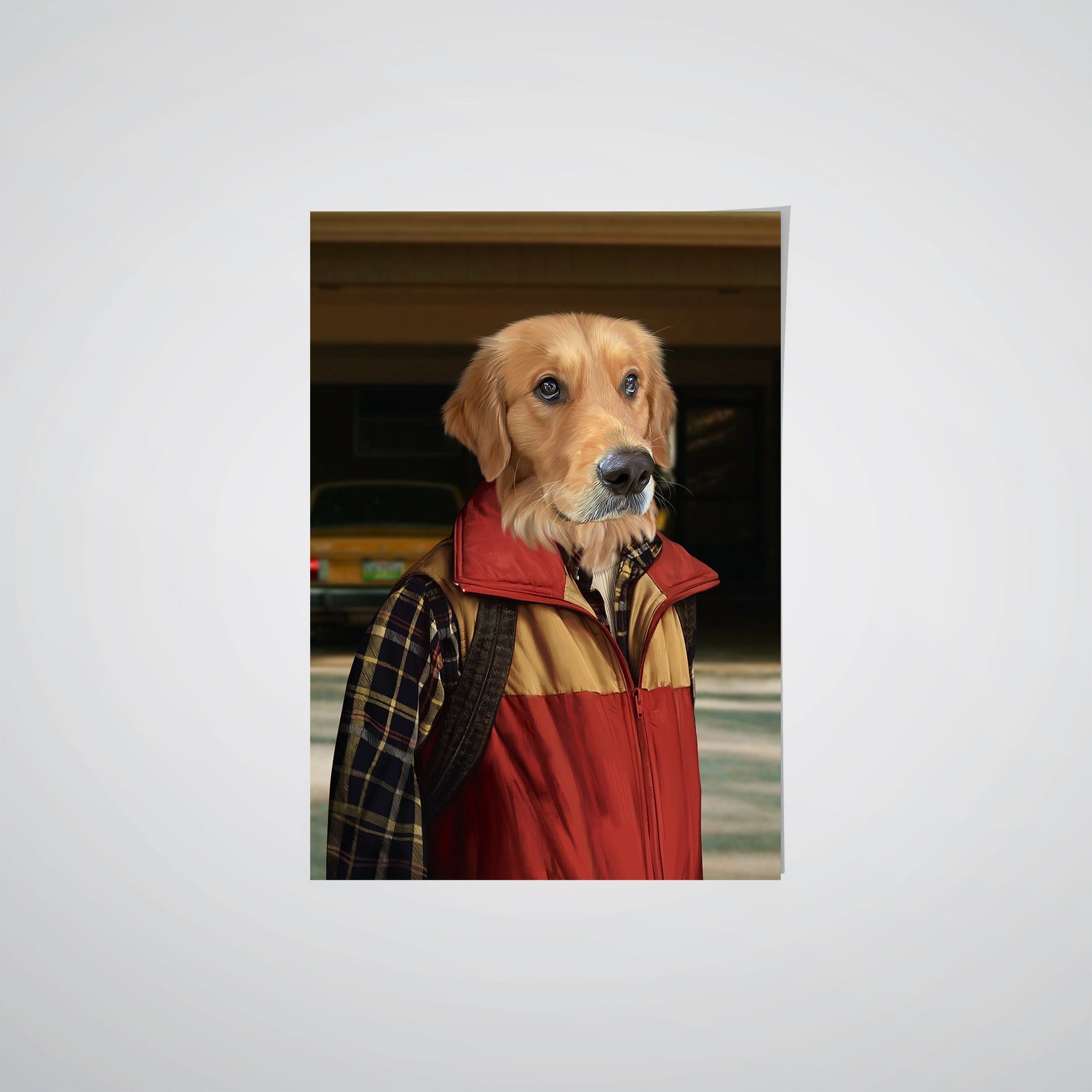 Royal and Paws - Poster The Best Friend - Custom Pet Poster 8.3" x 11.7" / Garage