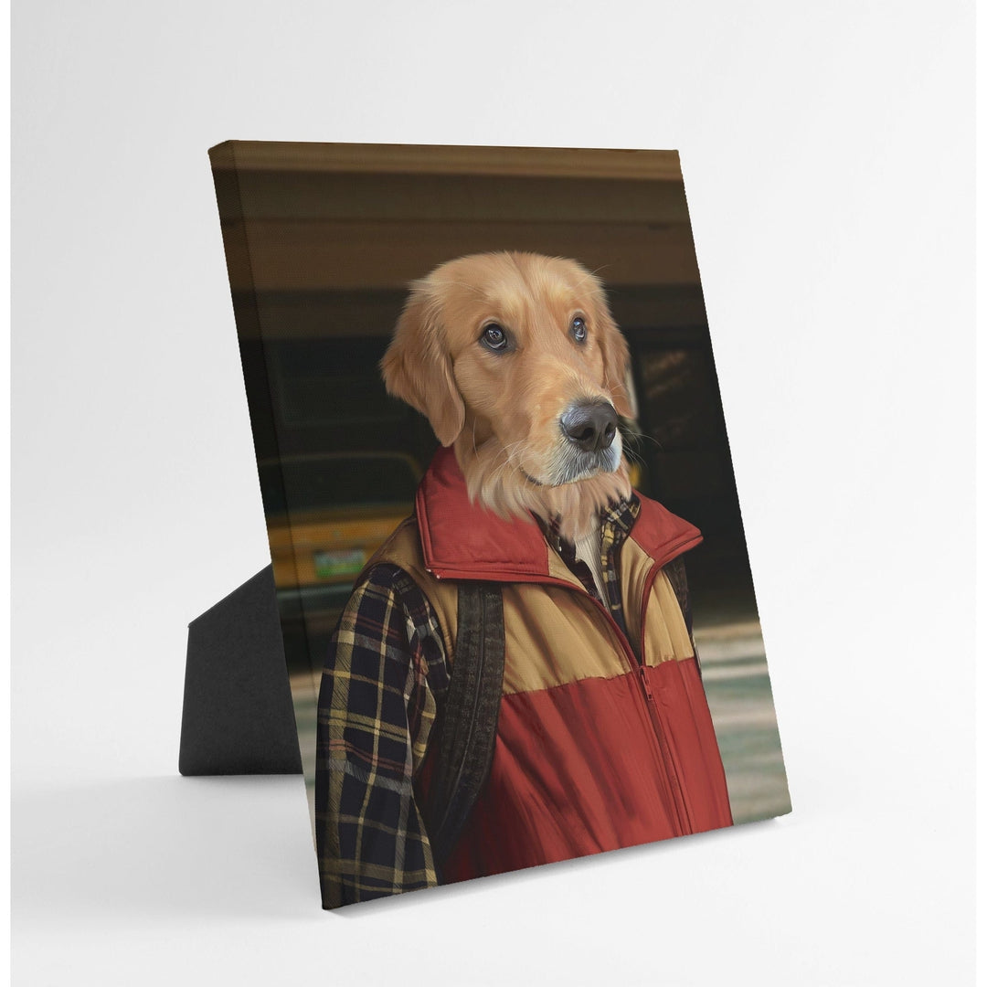 Royal and Paws - Standing Canvas The Best Friend - Custom Standing Canvas 8" x 10" / Garage