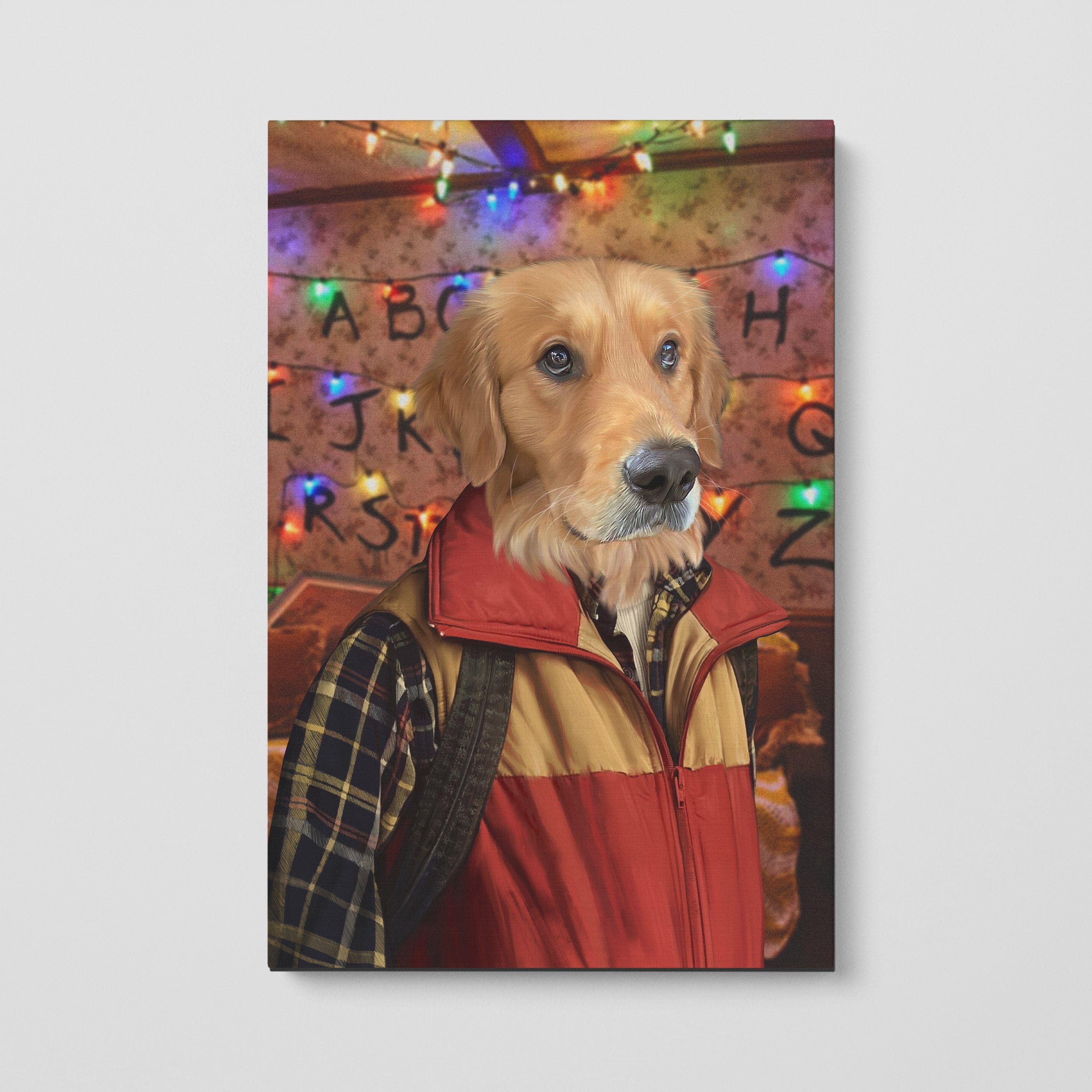Royal and Paws - Canvas The Best Friend - Custom Pet Canvas 8" x 10" / Wall of Lights