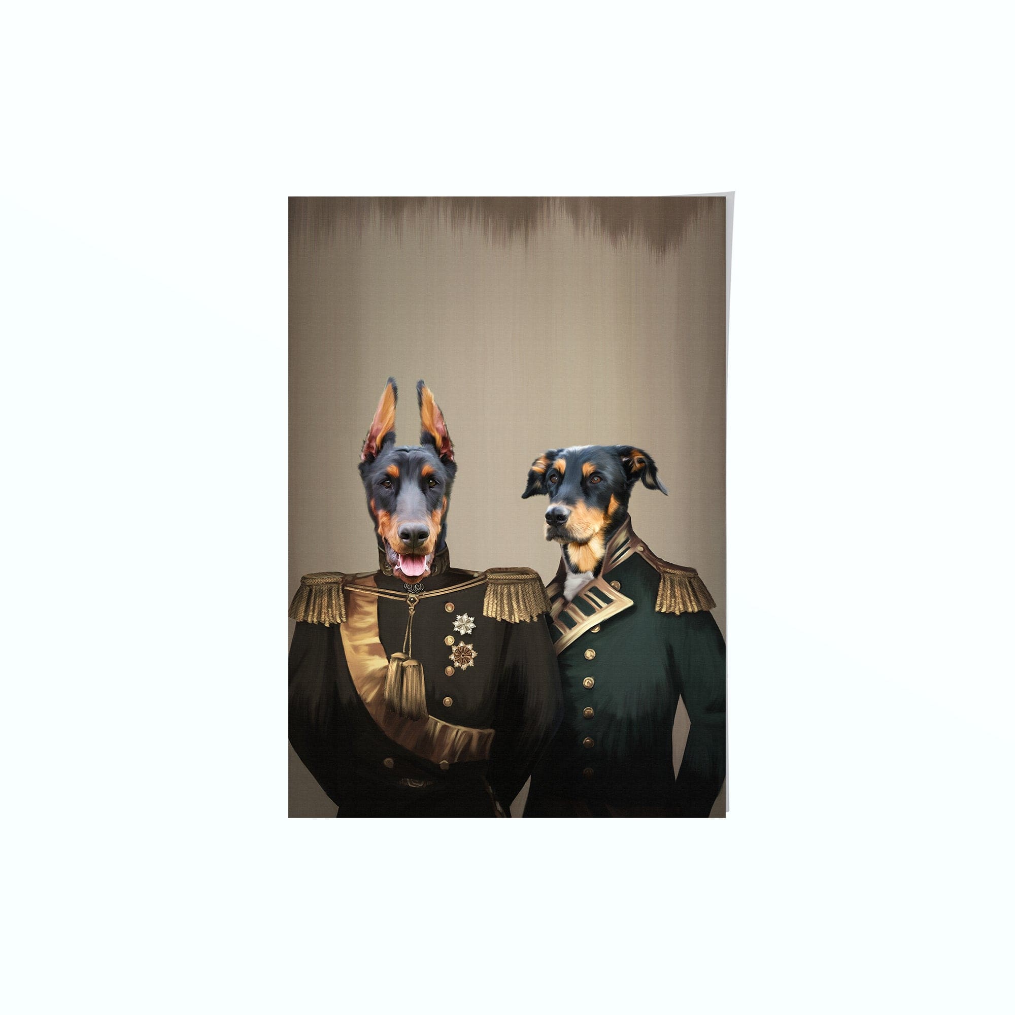 Royal and Paws - Poster The Brothers in Arms - Custom Pet Poster