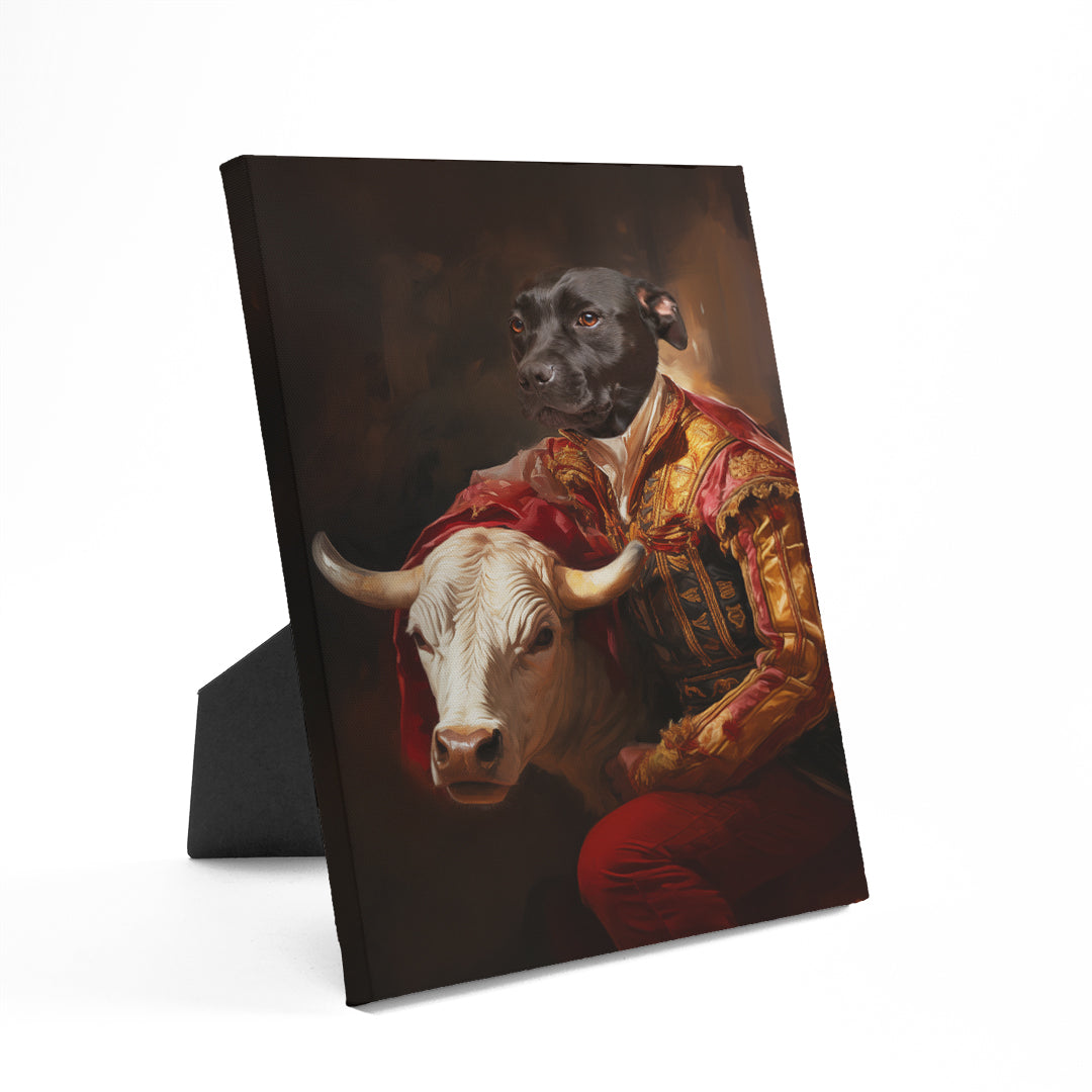 The Bull Fighter - Custom Standing Canvas