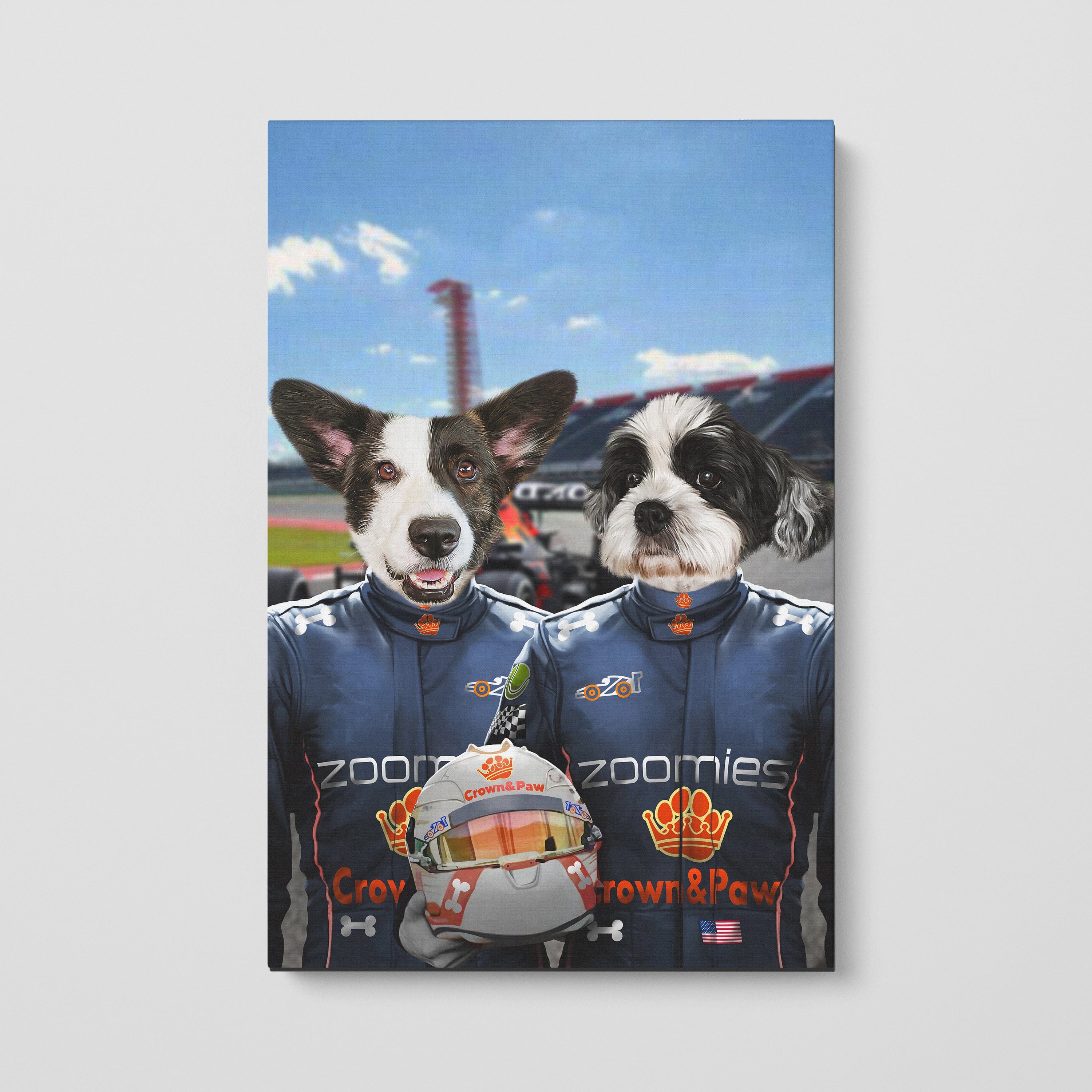 The Champion Drivers - Custom Pet Canvas