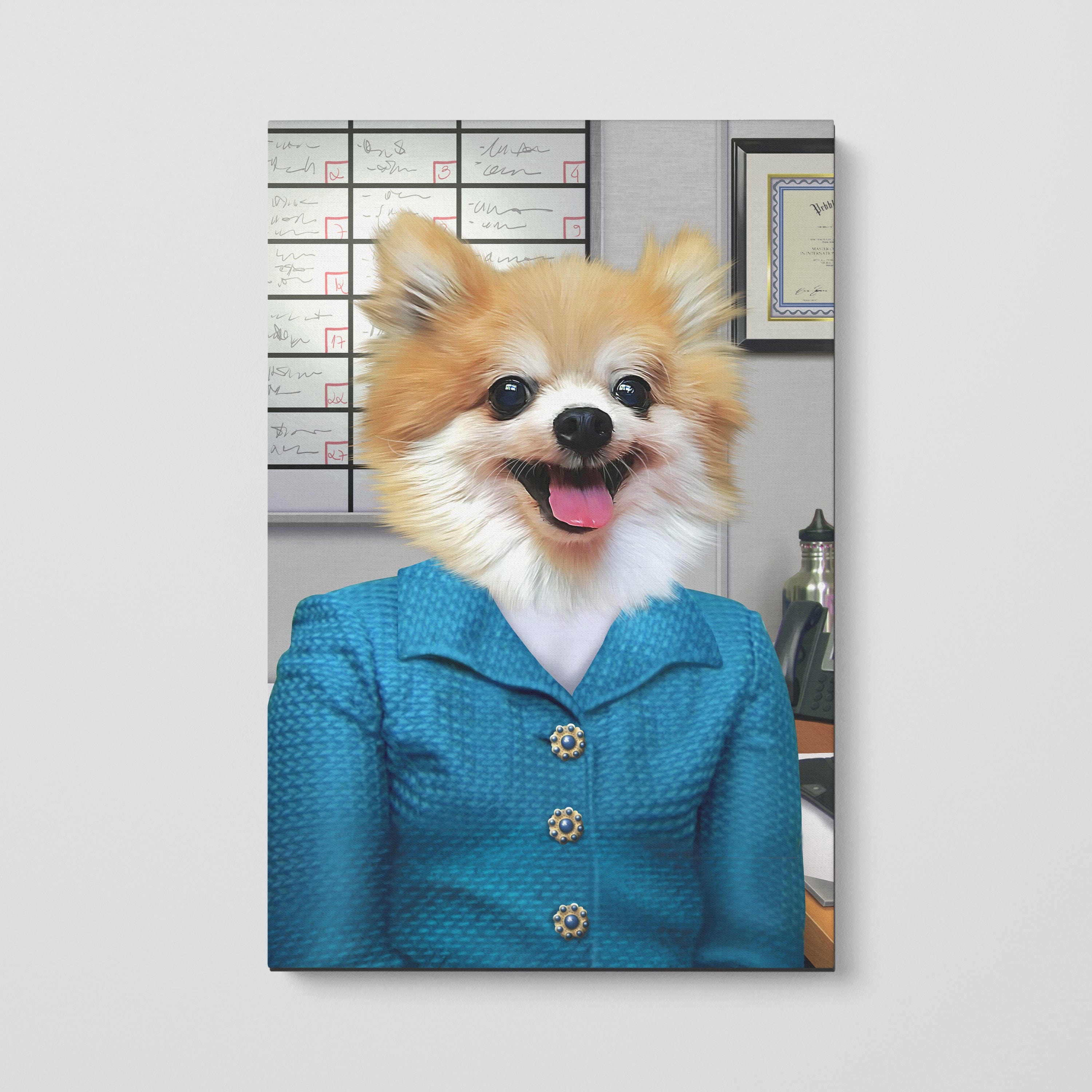 The Chatty One - Custom Pet Canvas