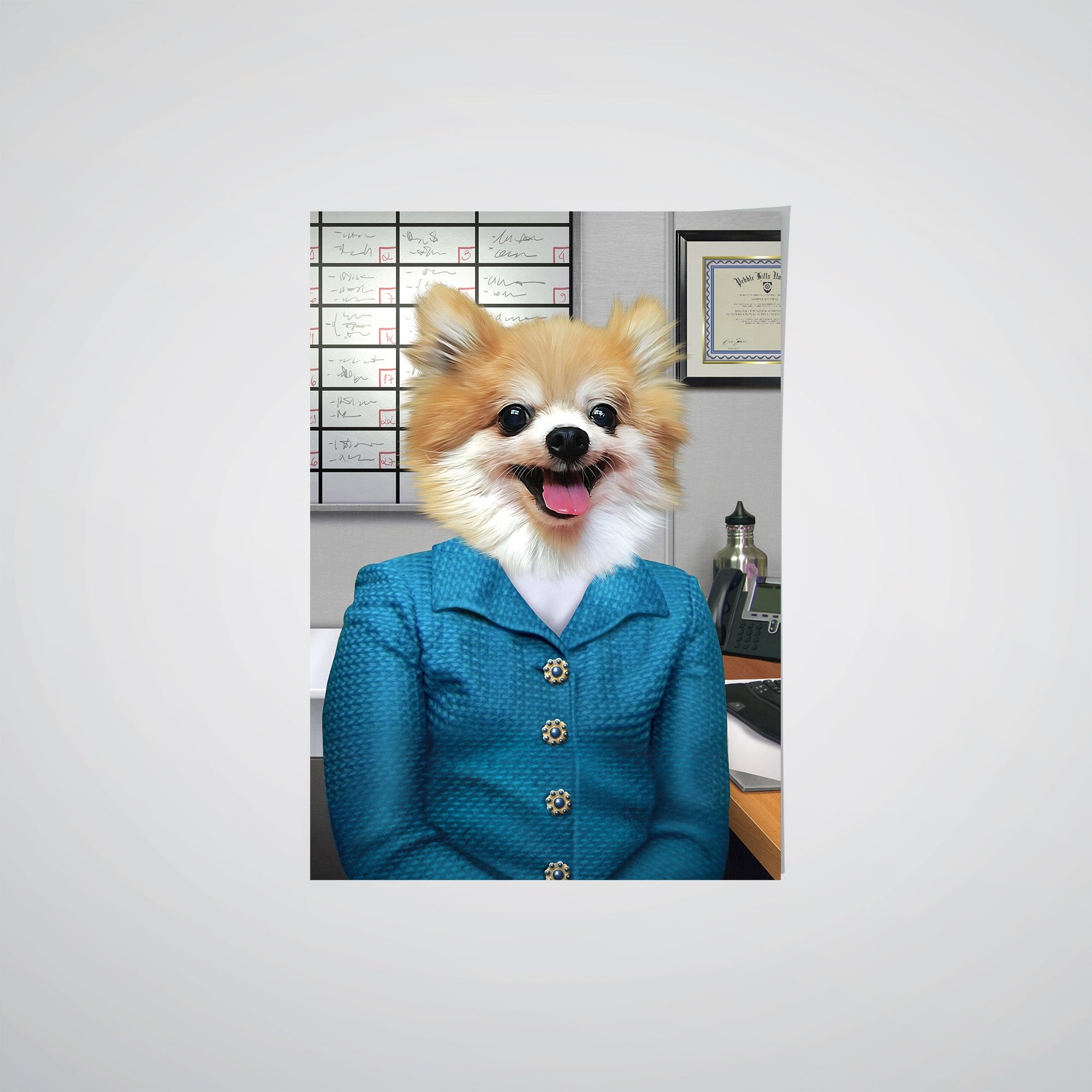 The Chatty One - Custom Pet Poster