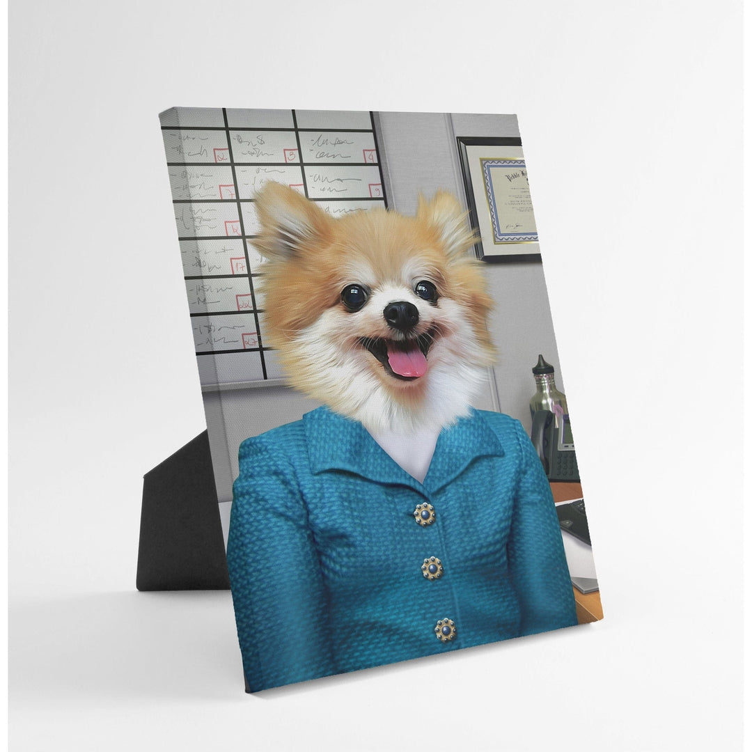 The Chatty One - Custom Standing Canvas