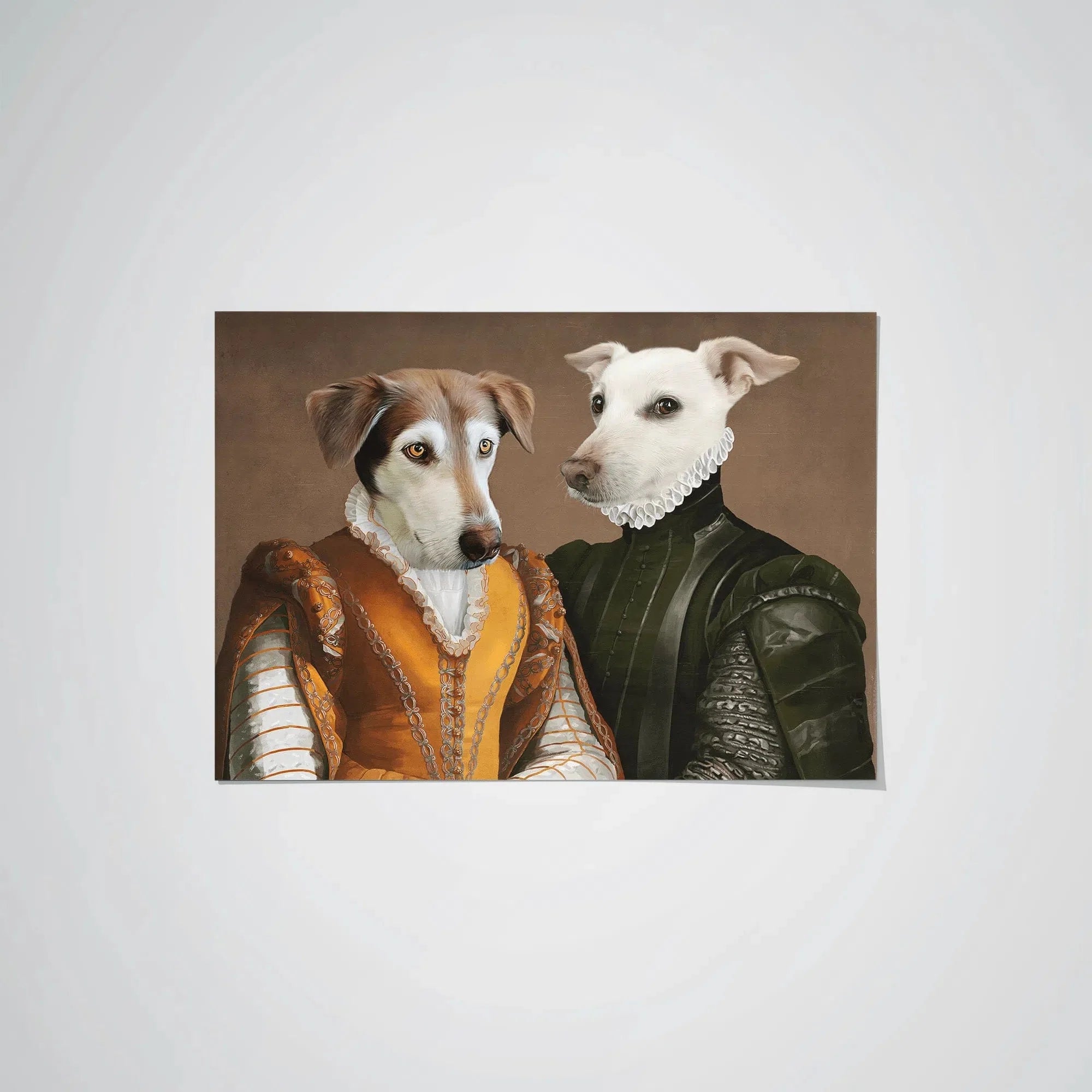 Royal and Paws - Poster The Classy Couple - Custom Pet Poster 8.3" x 11.7" / Unframed