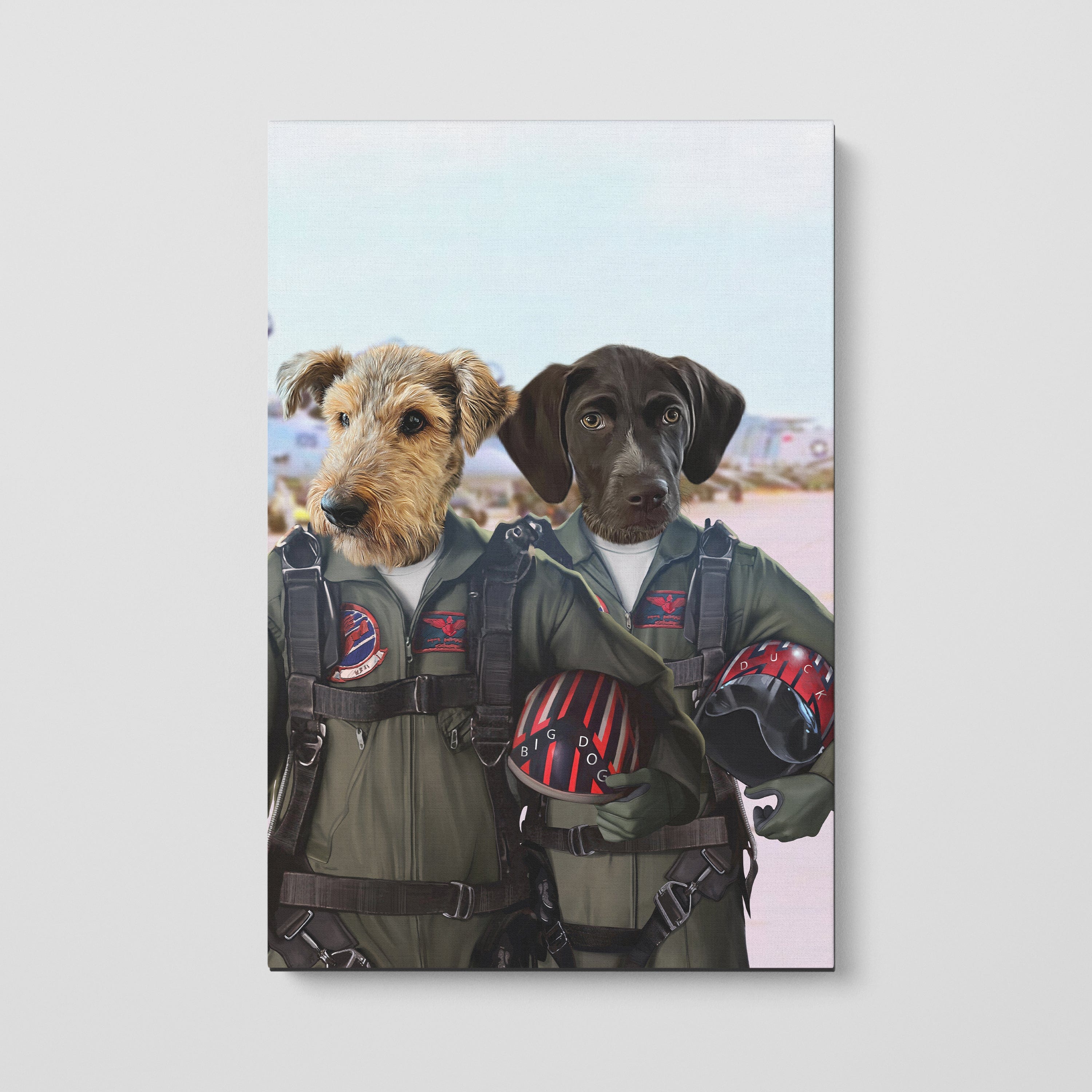The Fighter Pilots - Custom Pet Canvas