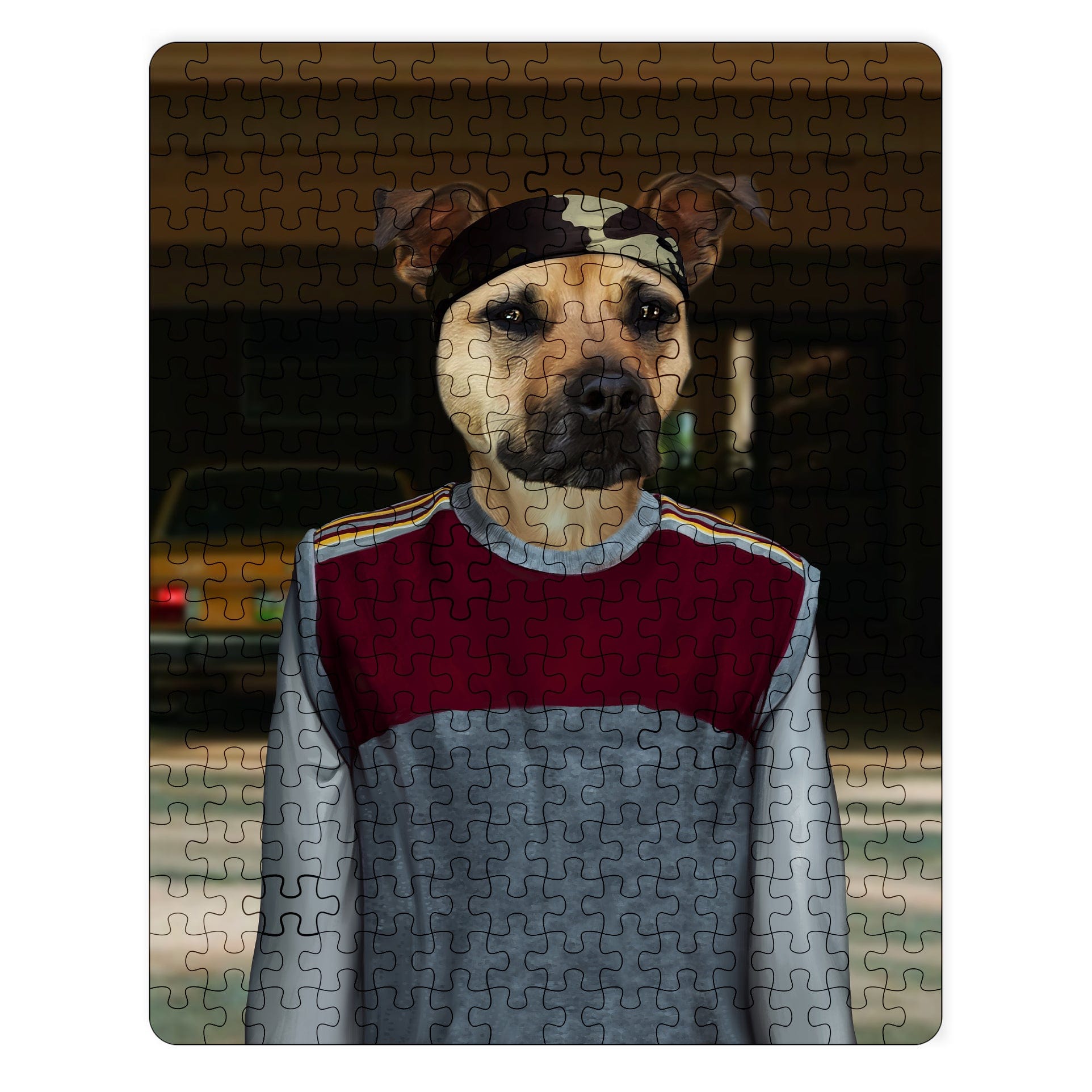 Royal and Paws - Puzzle The Cool Friend - Custom Puzzle 11" x 14" / Garage