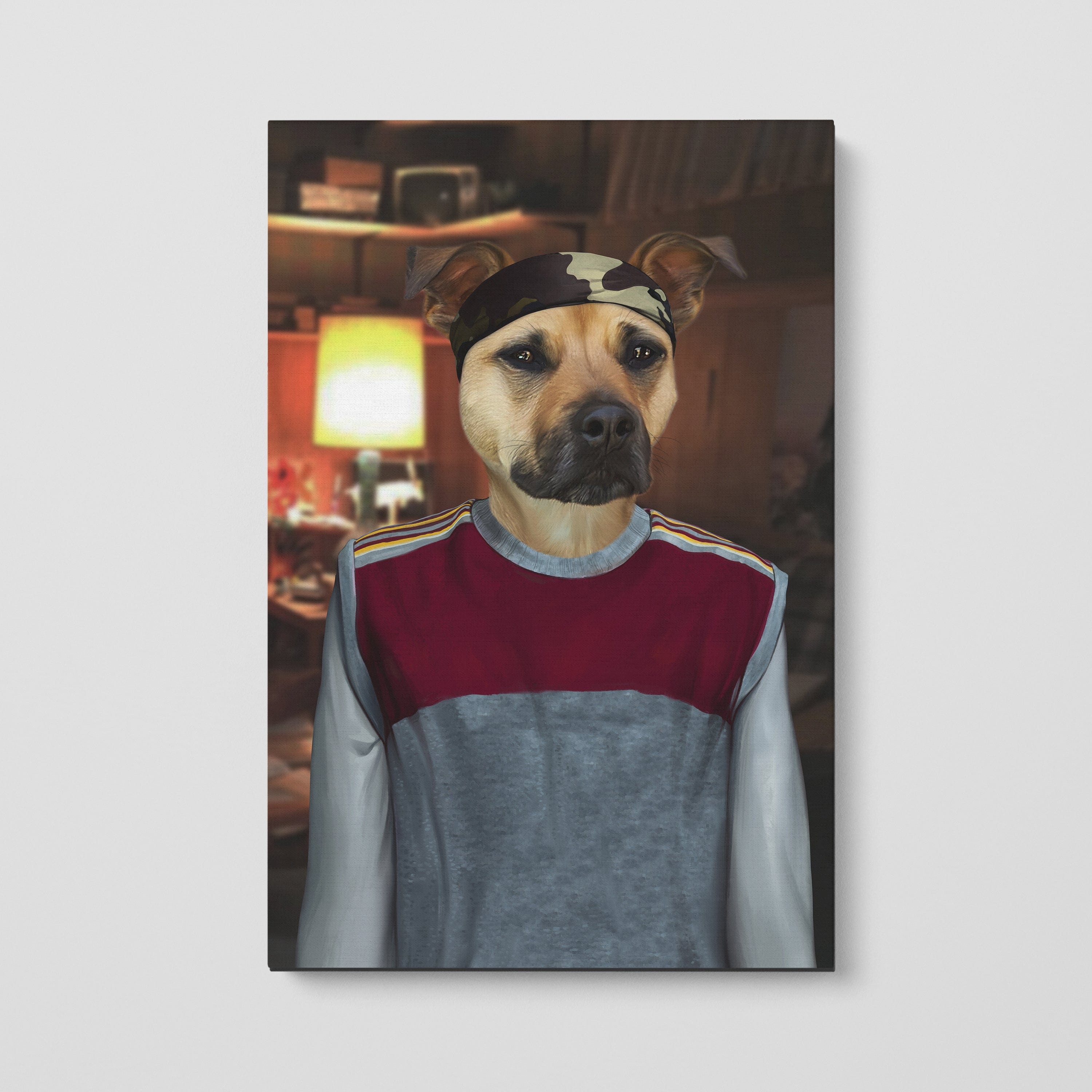 Royal and Paws - Canvas The Cool Friend - Custom Pet Canvas 8" x 10" / Basement