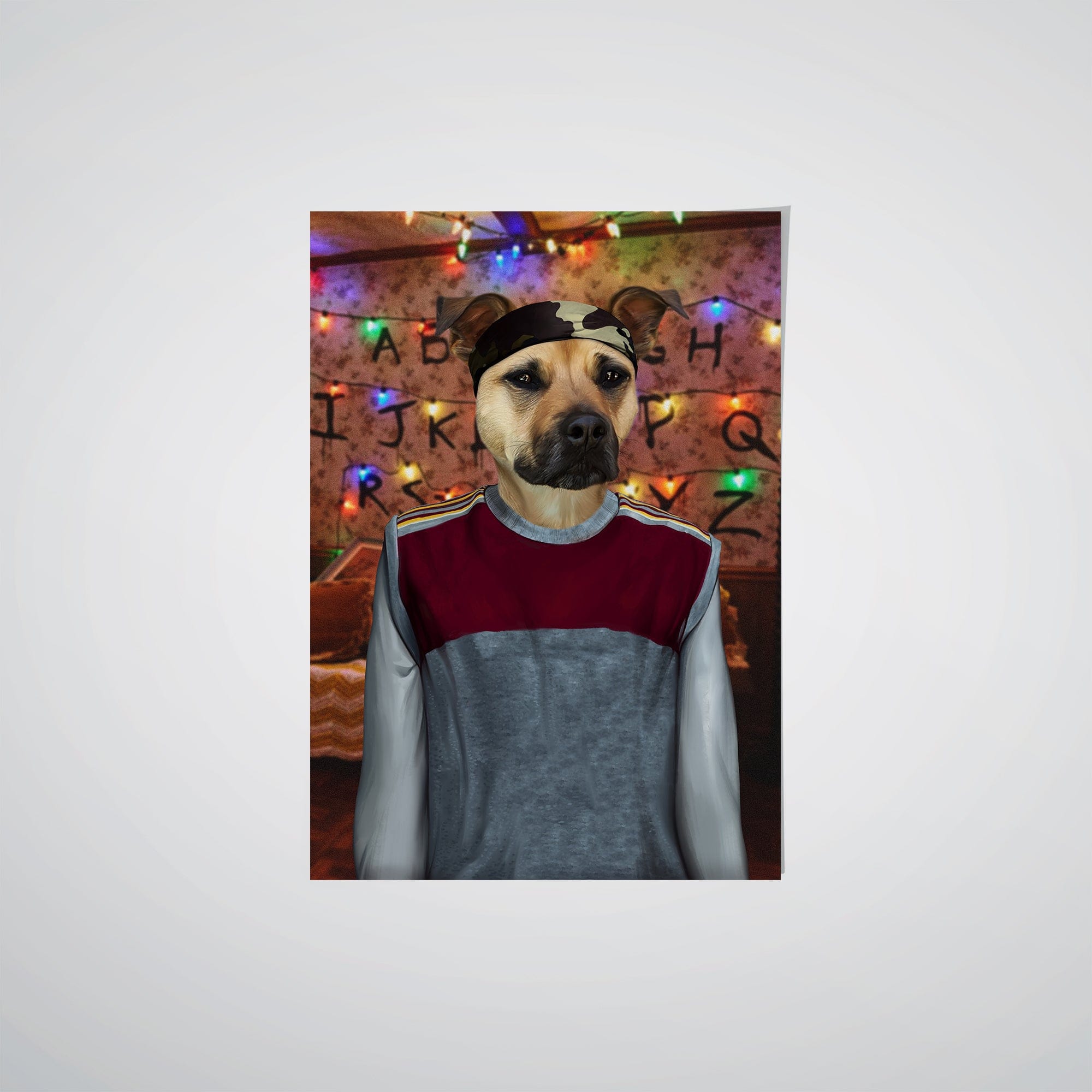 Royal and Paws - Poster The Cool Friend - Custom Pet Poster 8.3" x 11.7" / Wall of Lights