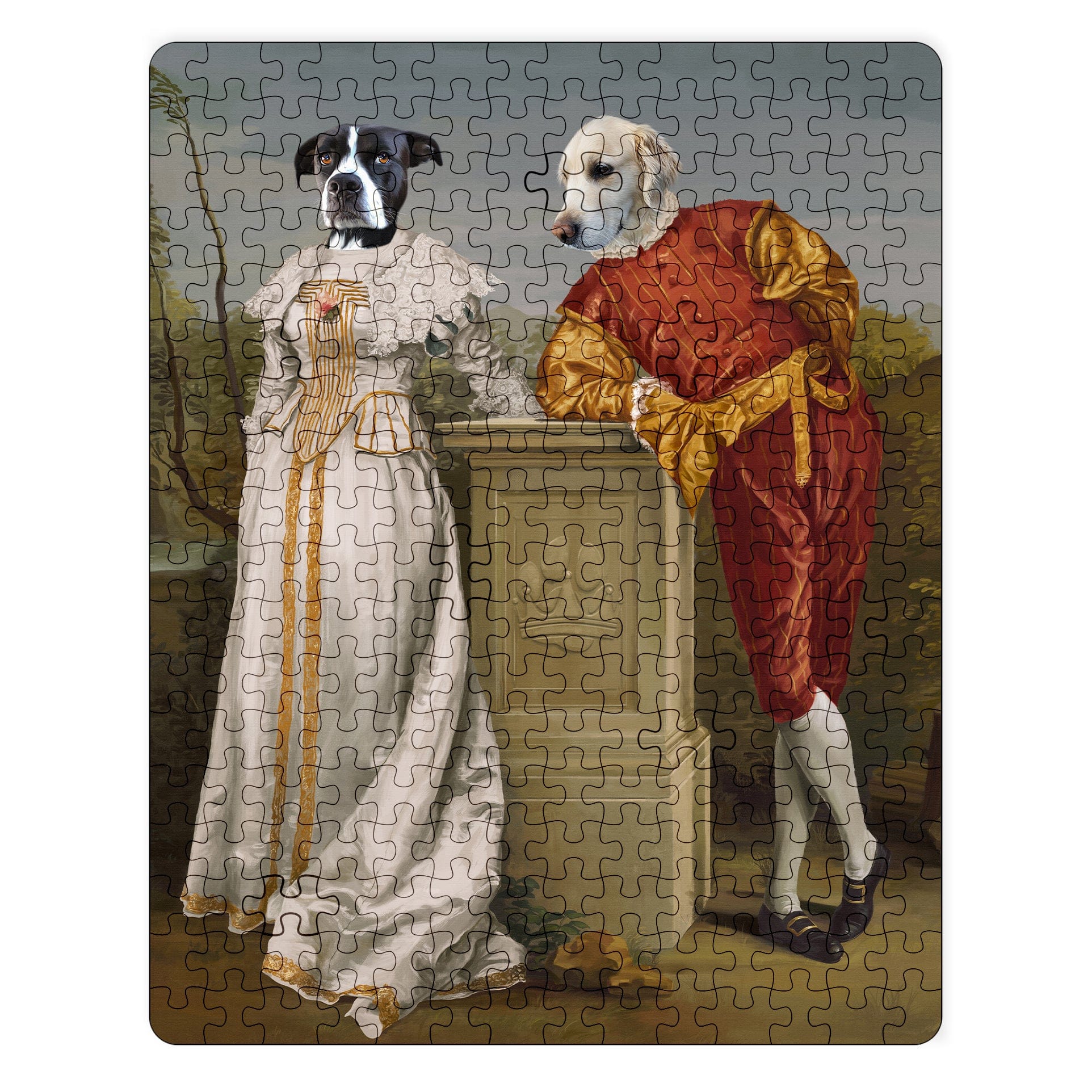 The Courtly Couple - Custom Puzzle