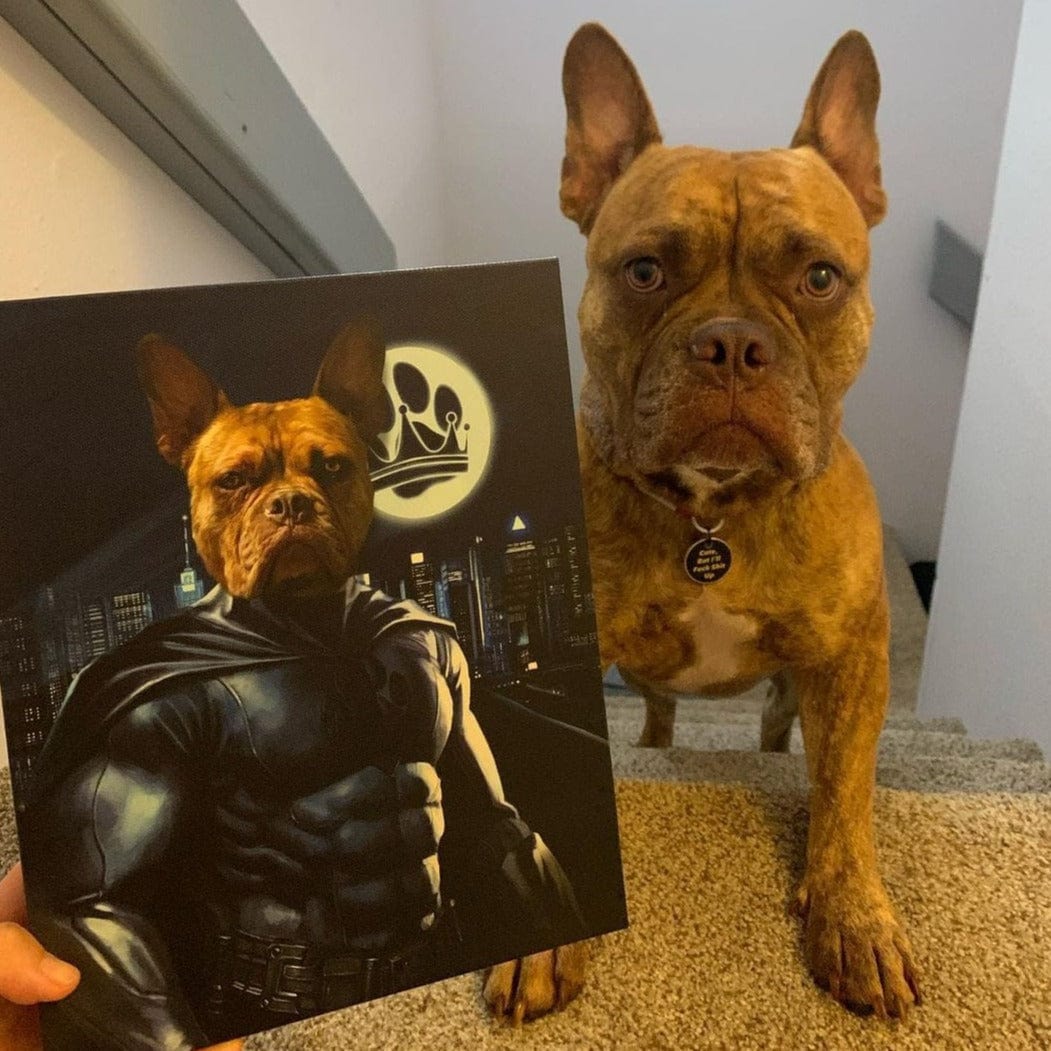 The Dark Hero - Custom Pet Canvas