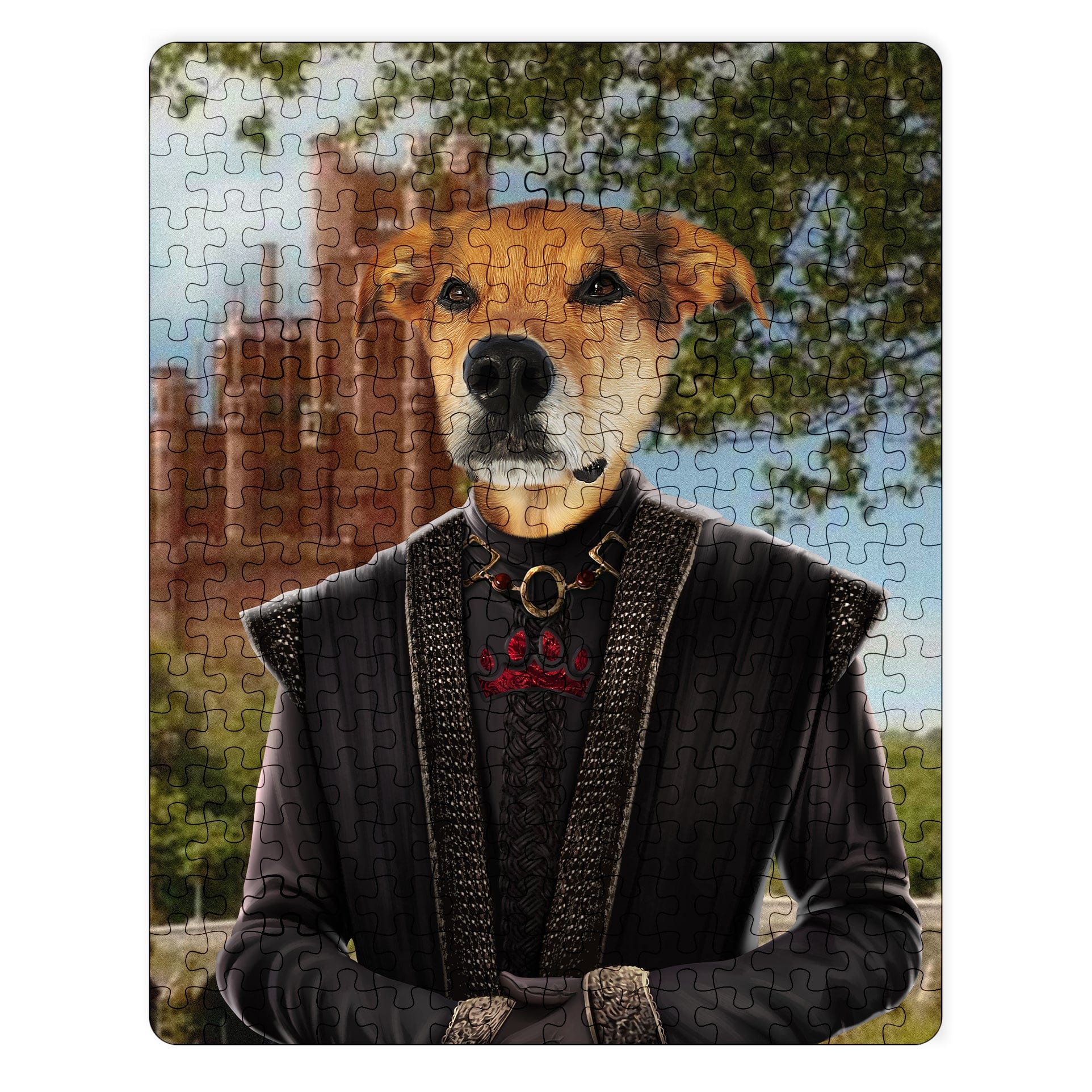 Royal and Paws - Puzzle The Dragon King - Custom Puzzle 11" x 14" / Castle 1