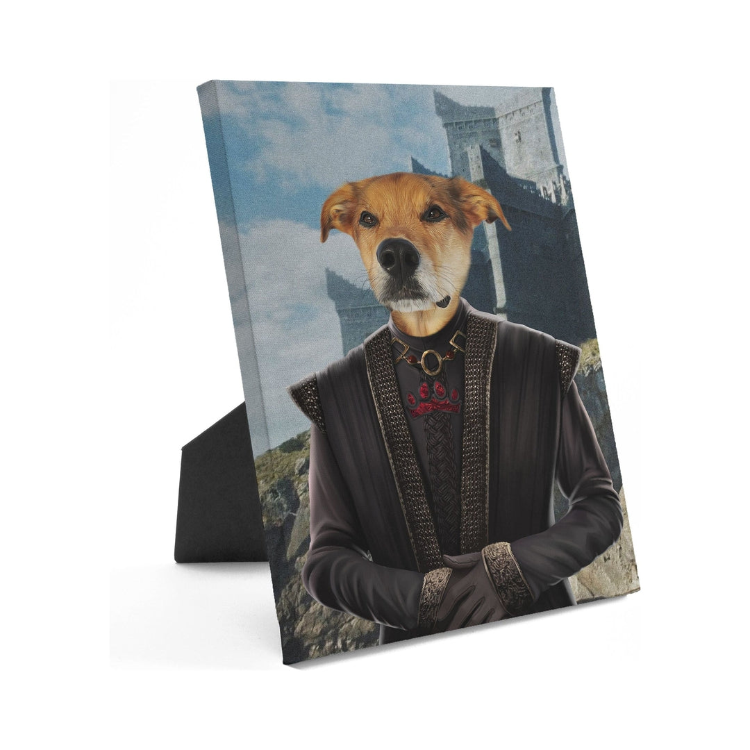 Royal and Paws - Standing Canvas The Dragon King - Custom Standing Canvas 8" x 10" / Castle 2