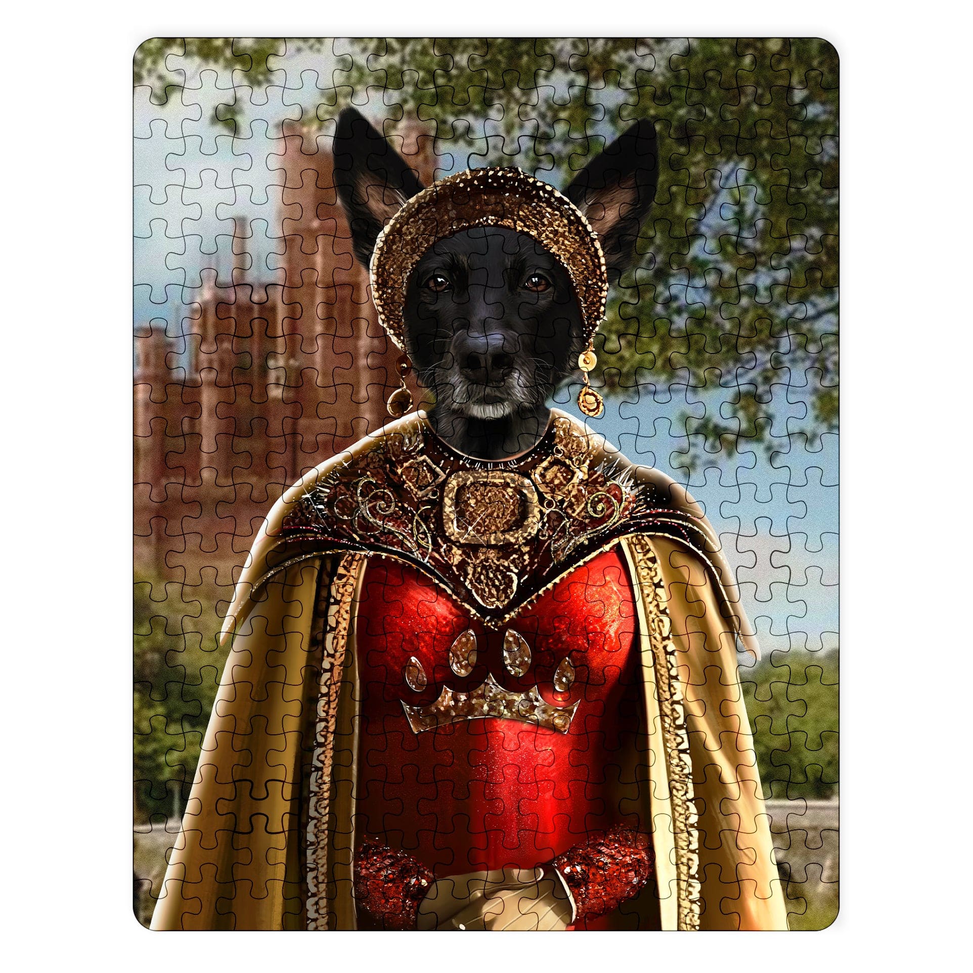 Royal and Paws - Puzzle The Dragon Princess - Custom Puzzle 11" x 14" / Castle 1