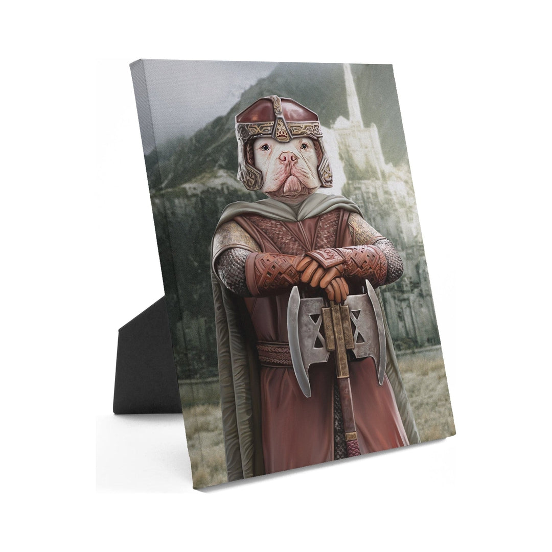 Royal and Paws - Standing Canvas The Dwarf - Custom Standing Canvas 8" x 10" / Background 1