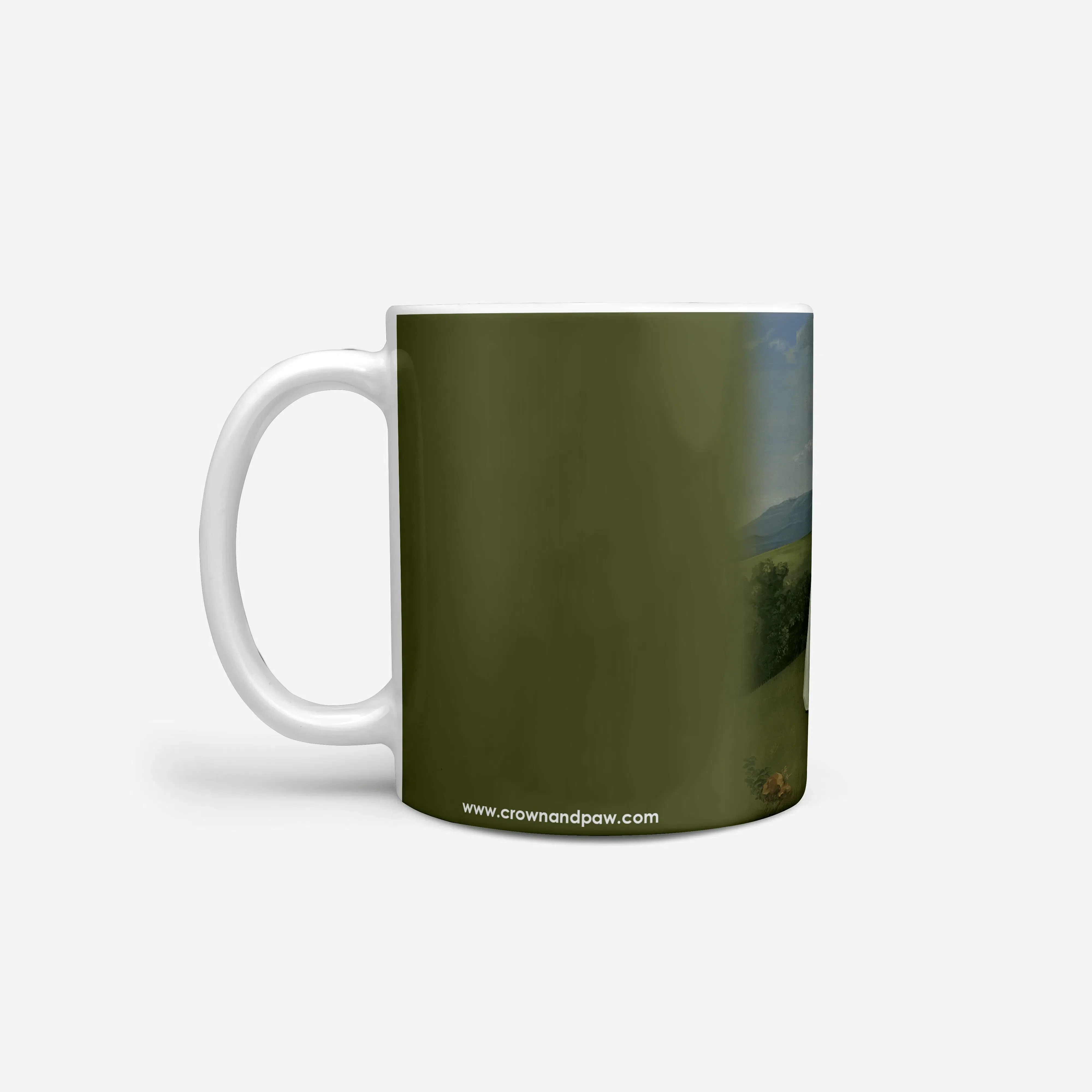 The Family Picnic (Five Pets) - Custom Mug