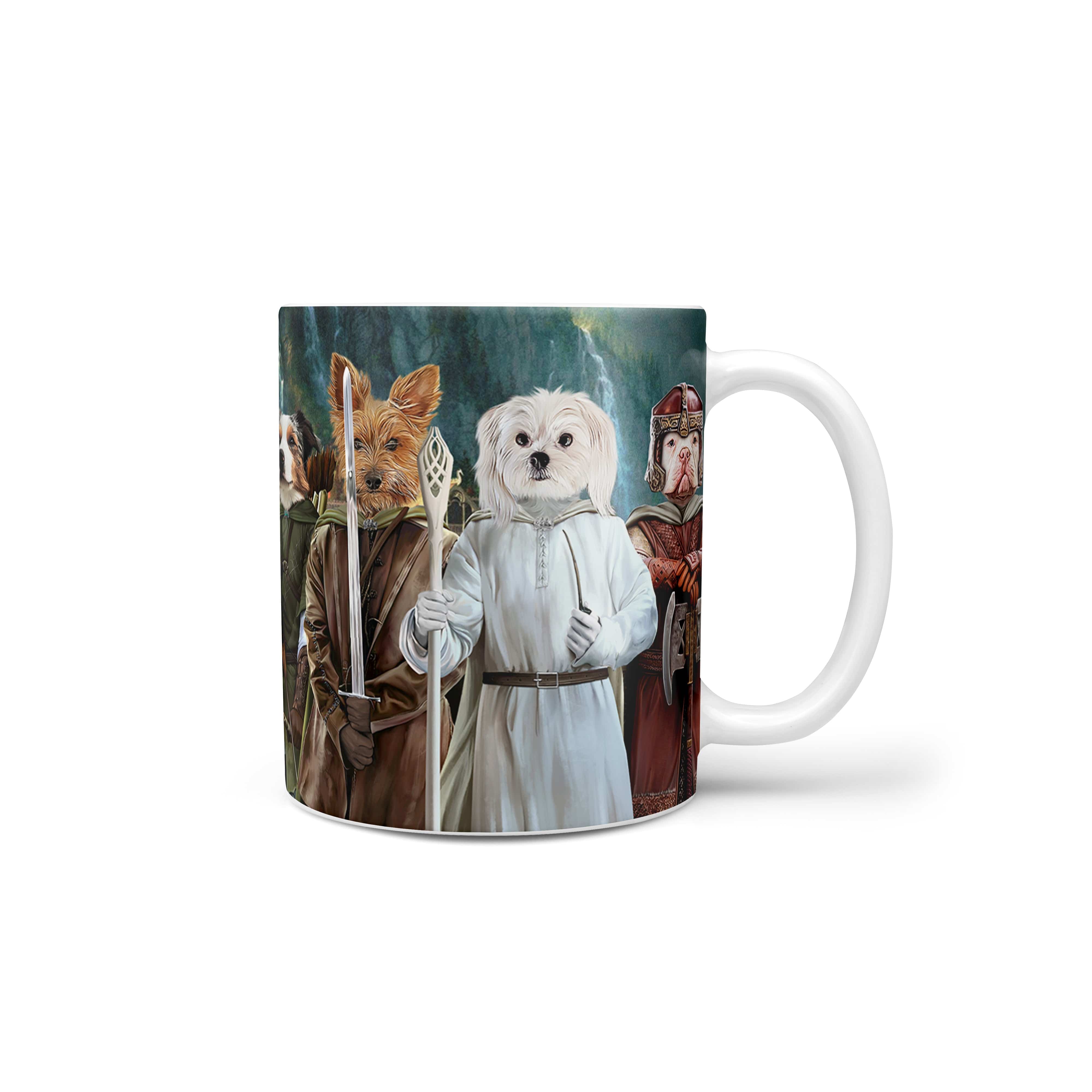 Royal and Paws - Mug The Four Pawtectors - Custom Mug 11oz / Background 3