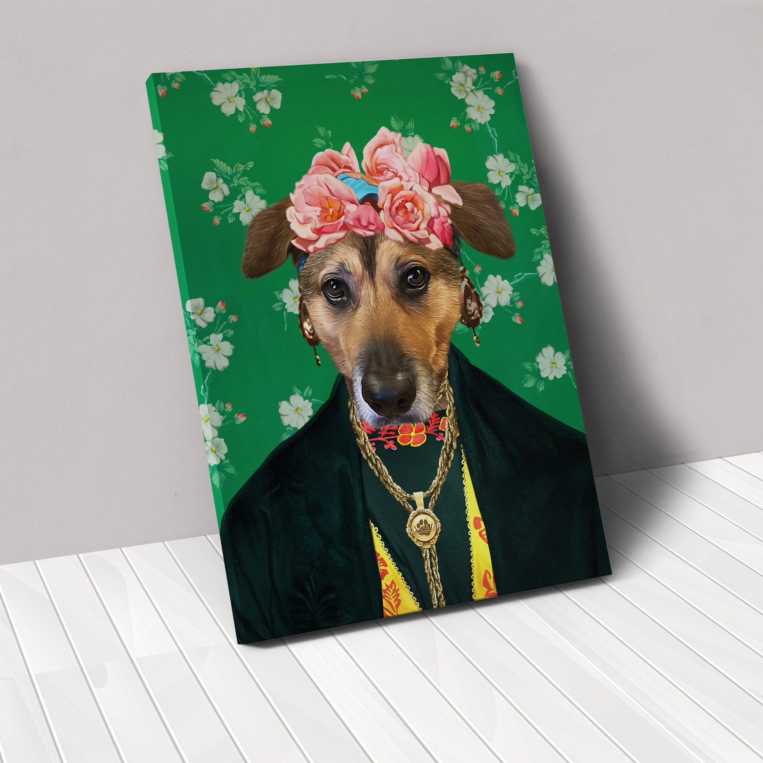 The Frida Kahlo - Custom Pet Canvas