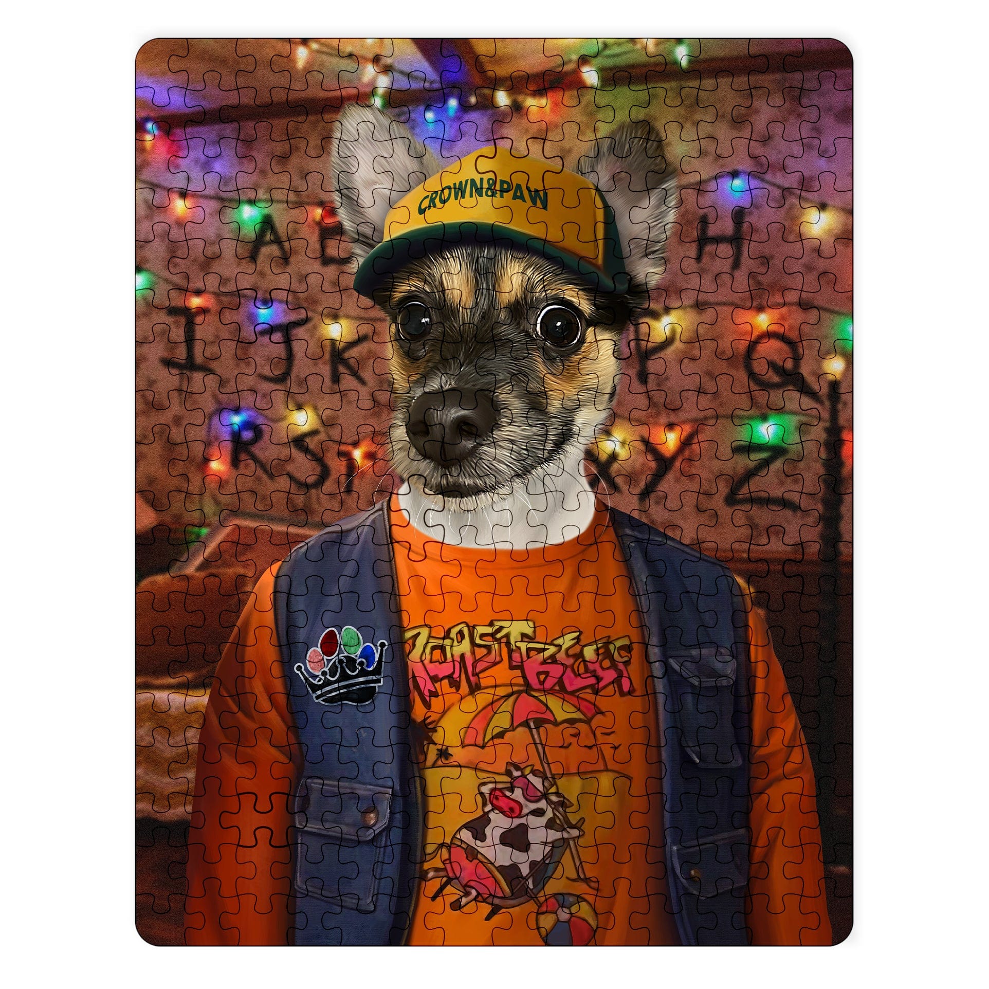 Royal and Paws - Puzzle The Funny Friend - Custom Puzzle 11" x 14" / Wall of Lights