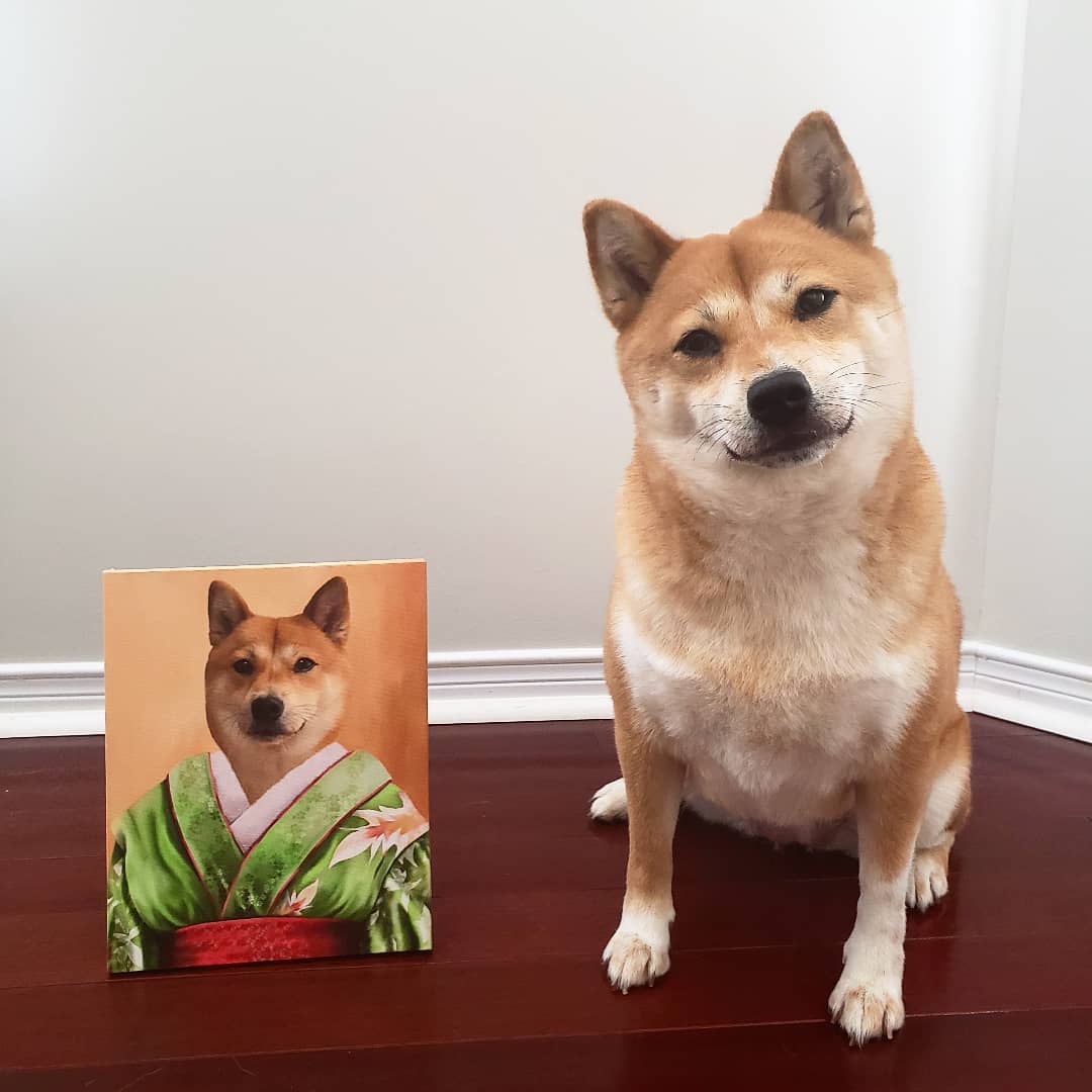 The Geisha - Custom Pet Canvas