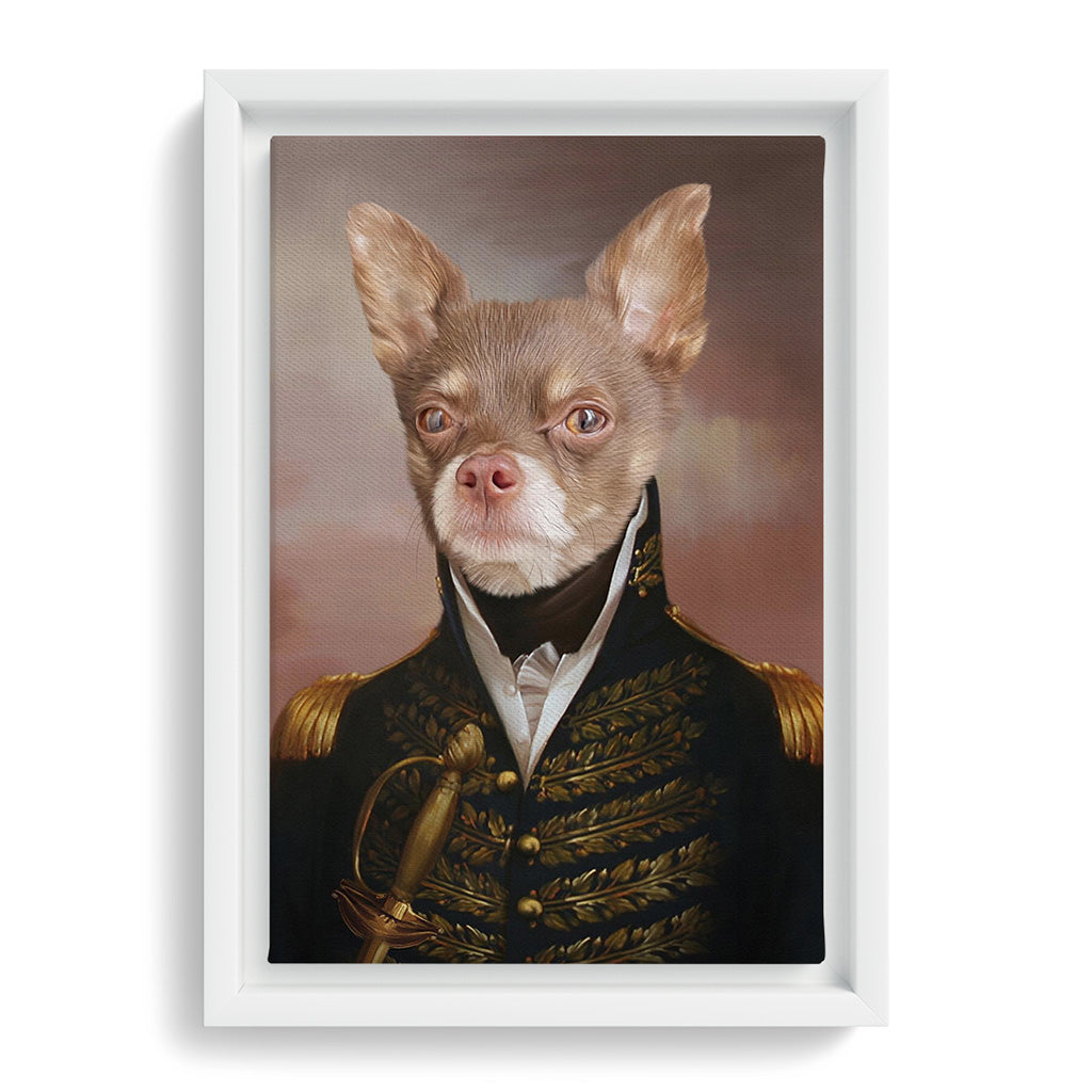 Royal and Paws - Canvas The General - Custom Pet Canvas 8" x 10" / White