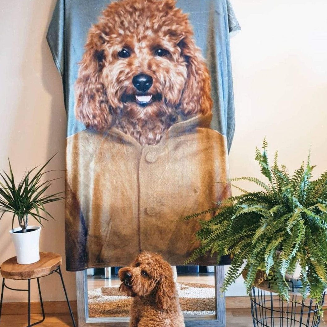 Custom Royal and Paws Halloween Pet Portrait