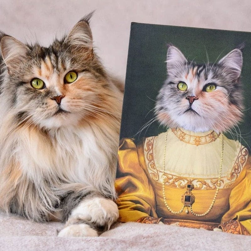 Royal and Paws - Canvas The Golden Girl - Custom Pet Canvas 8" x 10" / Unframed