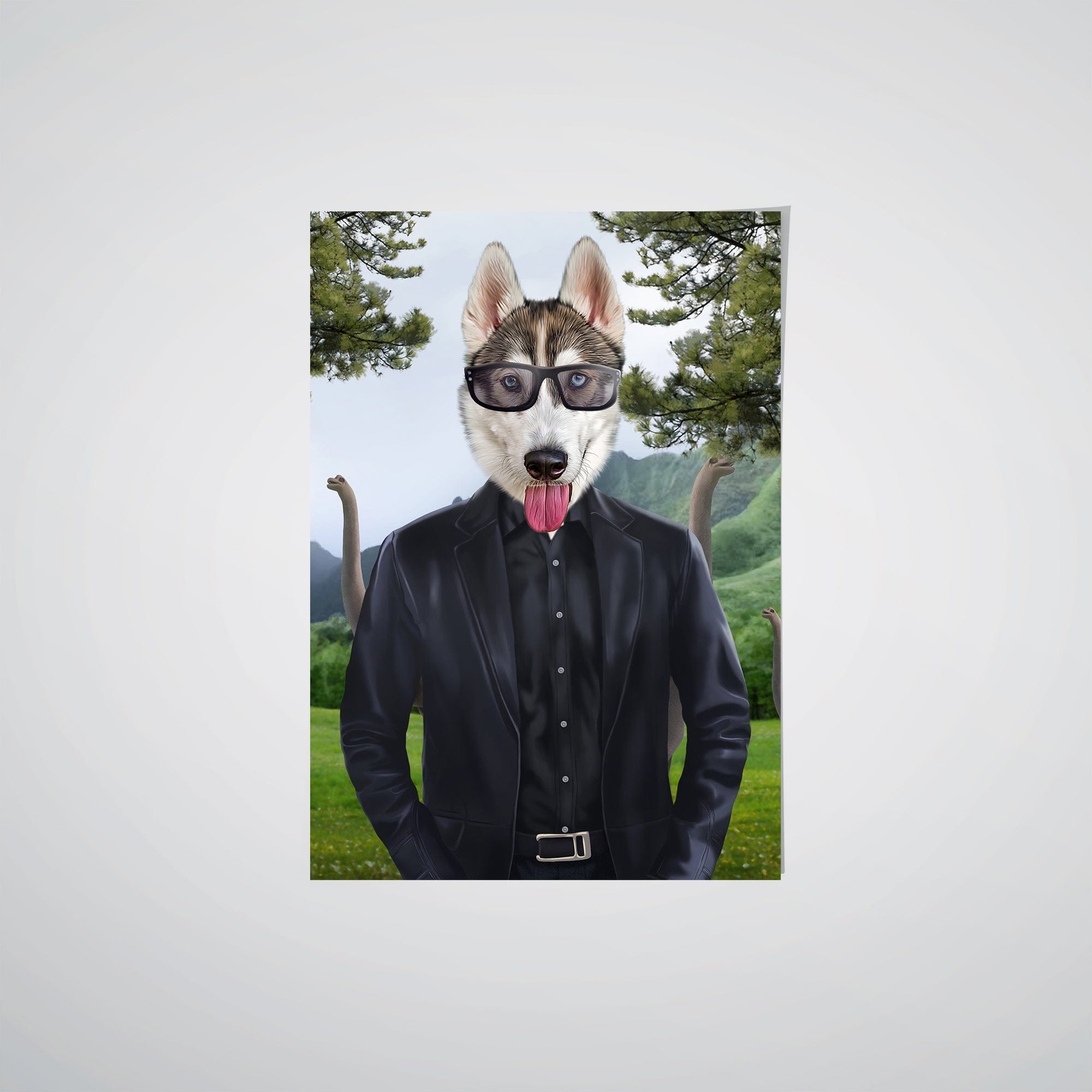 The Jurassic Nerd - Custom Pet Poster