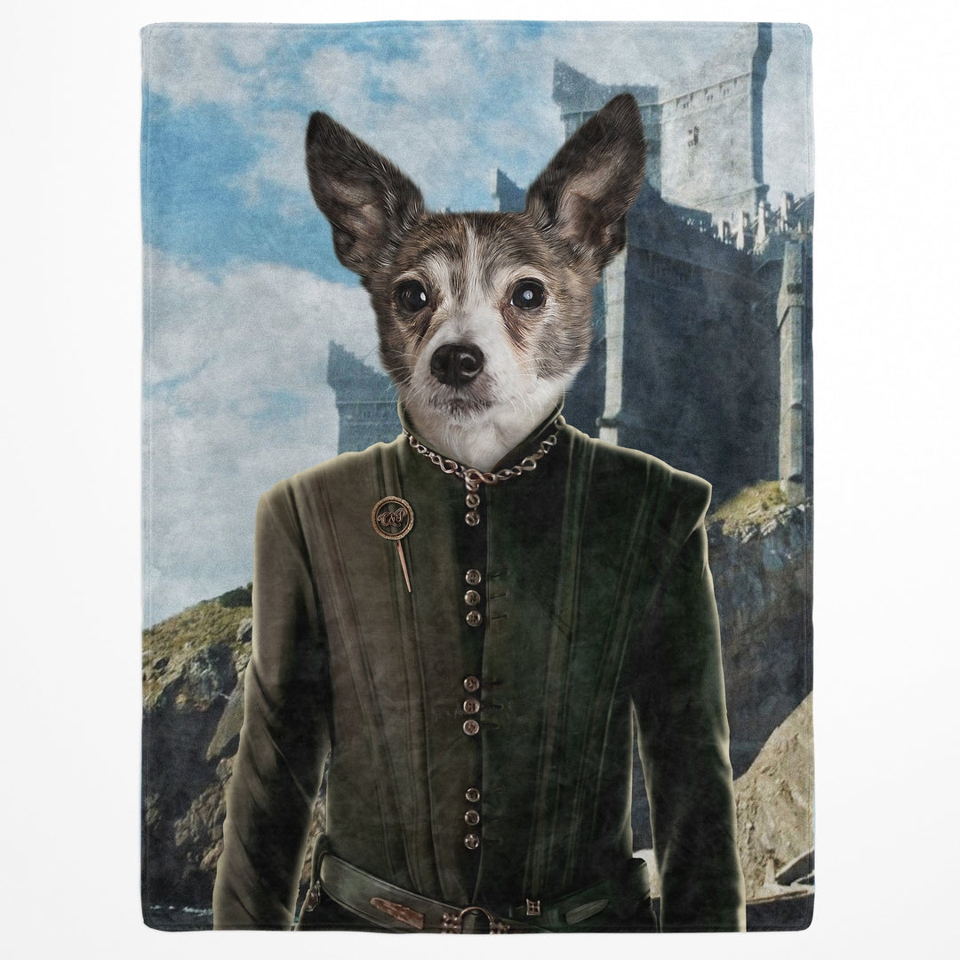 Royal and Paws - Blanket The King's Informer - Custom Pet Blanket 30" x 40" / Castle 2