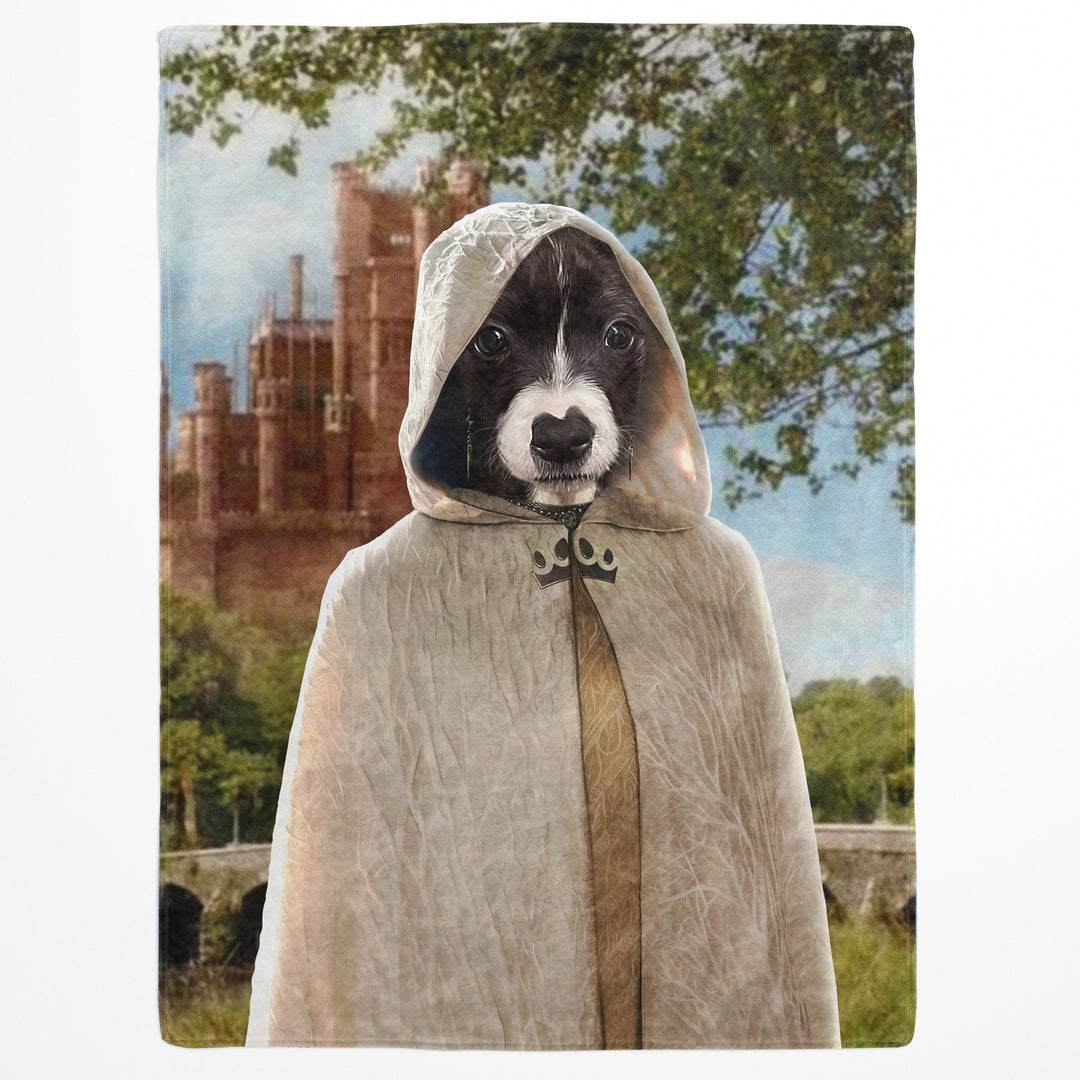 Royal and Paws - Blanket The King's Spy - Custom Pet Blanket 30" x 40" / Castle 1