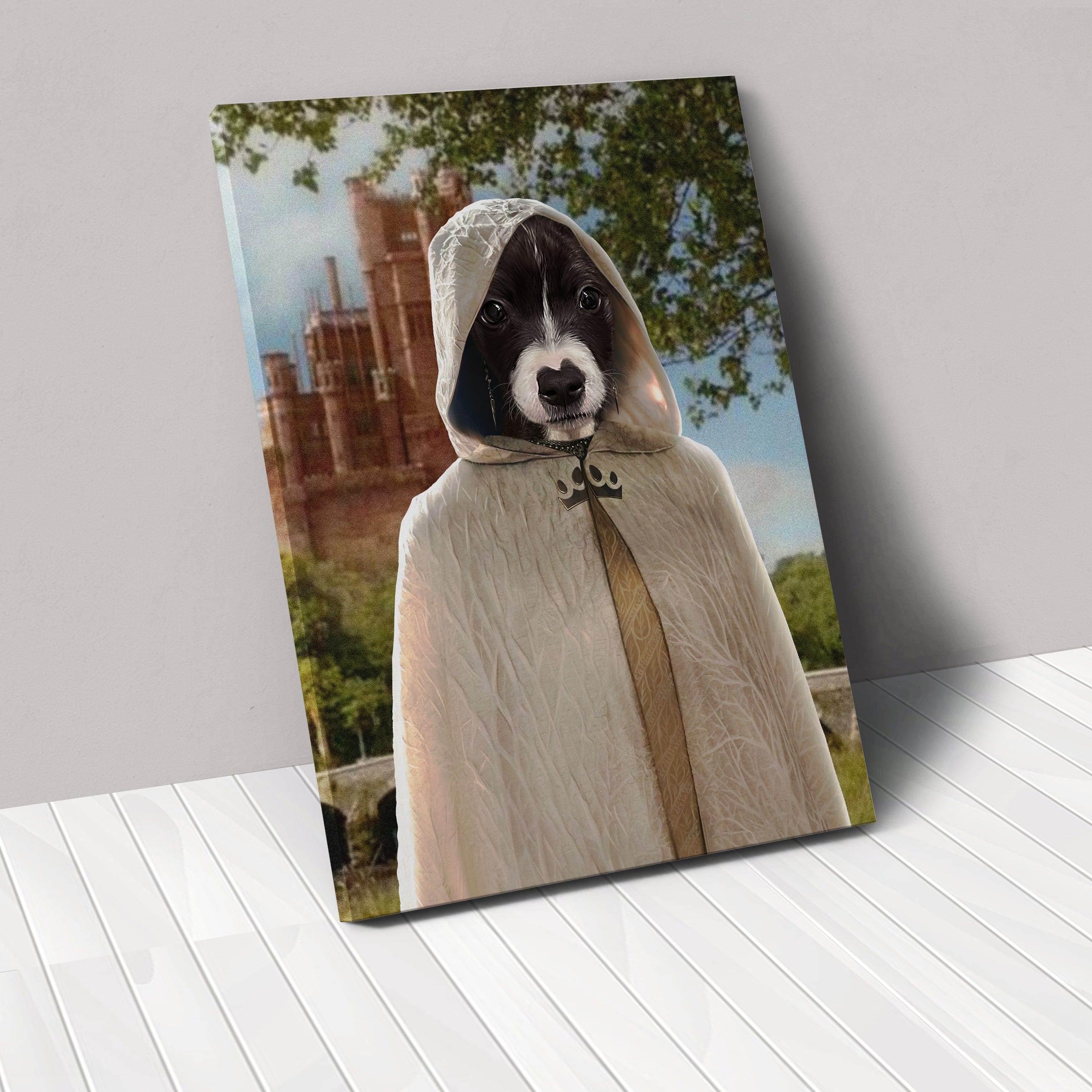 Royal and Paws - Canvas The King's Spy - Custom Pet Canvas 8" x 10" / Castle 1