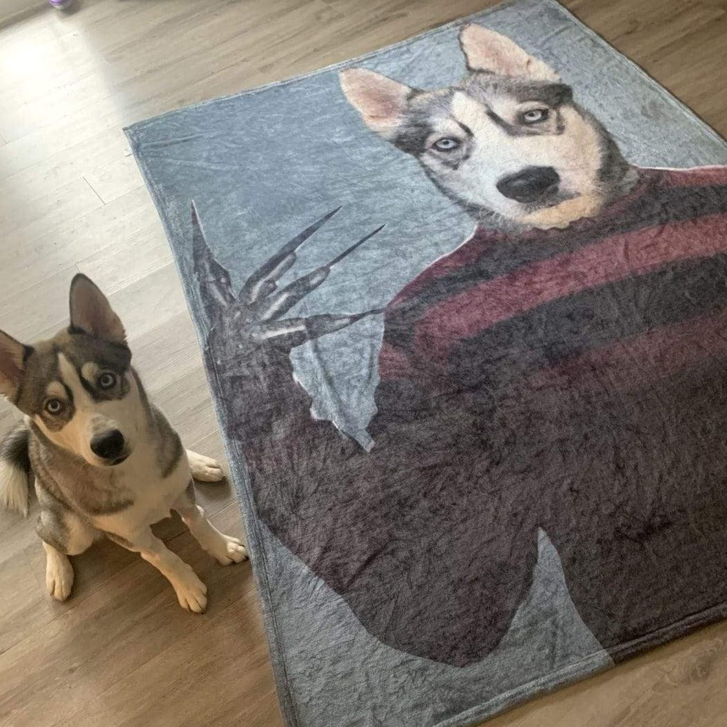 Custom Royal and Paws Halloween Pet Portrait