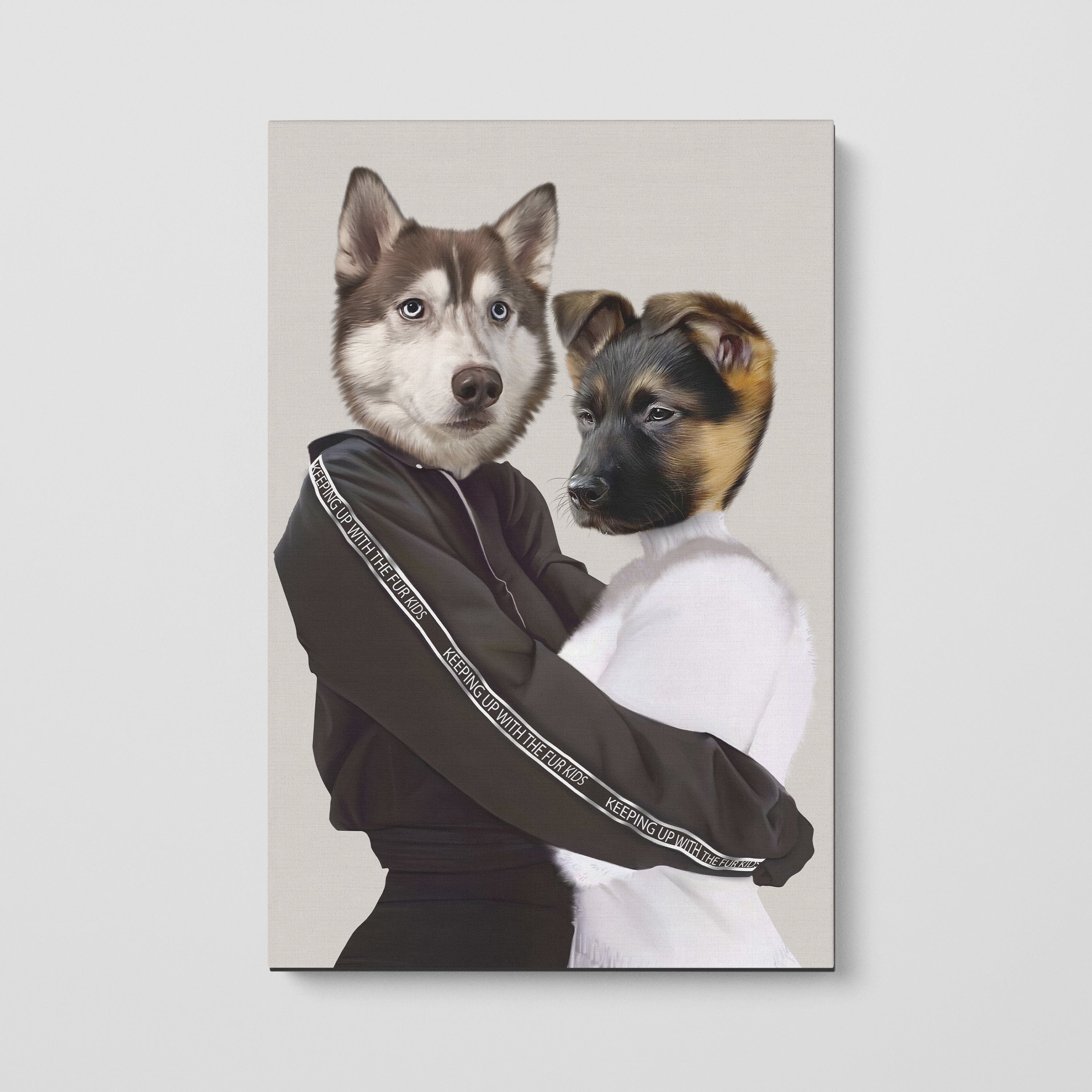 The Insta Sisters - Custom Pet Canvas